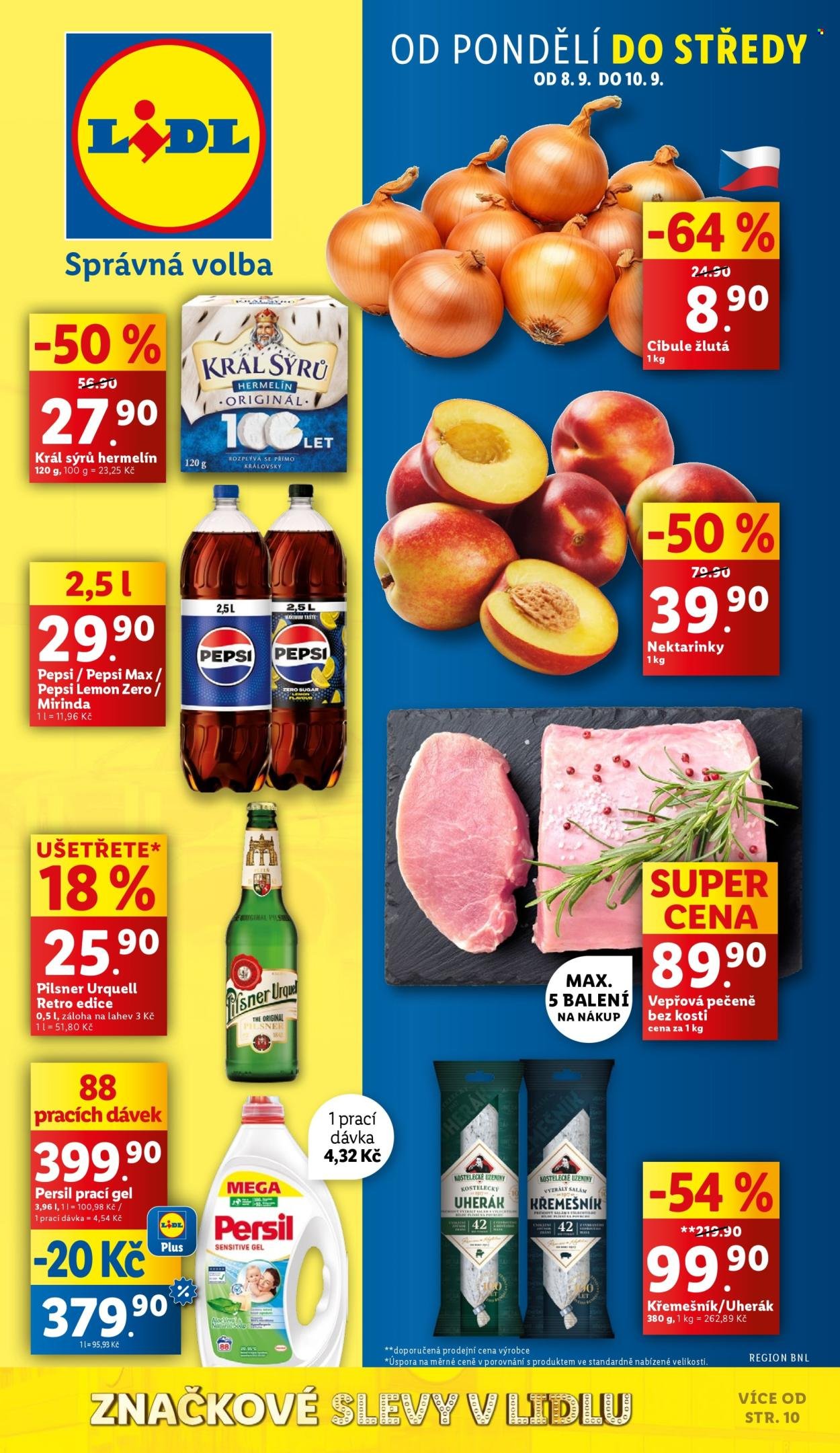 LIDL leták - Od pondělí 8.9.2025 (2025-09-08 - 2025-09-10)
