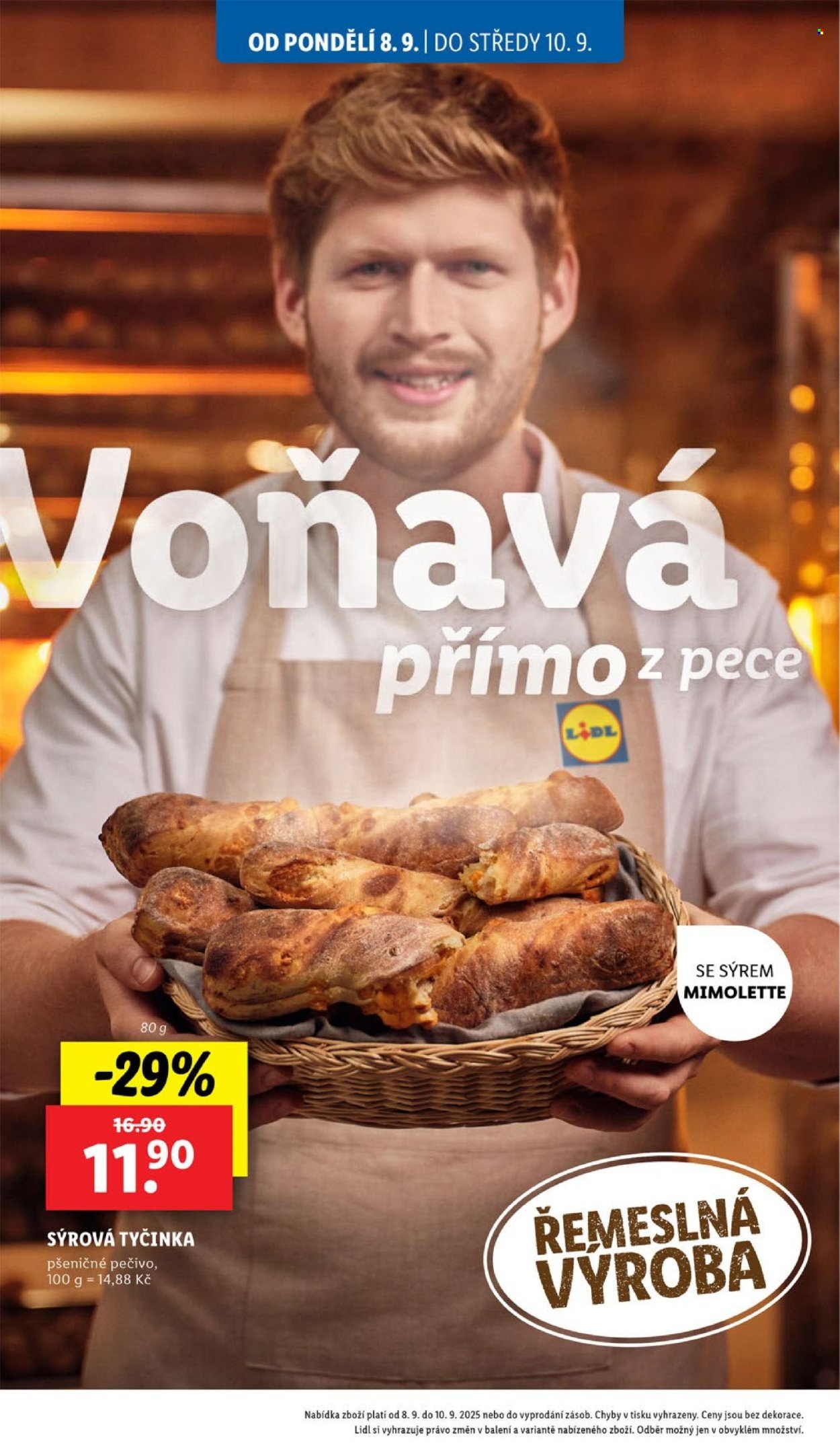 LIDL leták - Od pondělí 8.9.2025 (2025-09-08 - 2025-09-10)