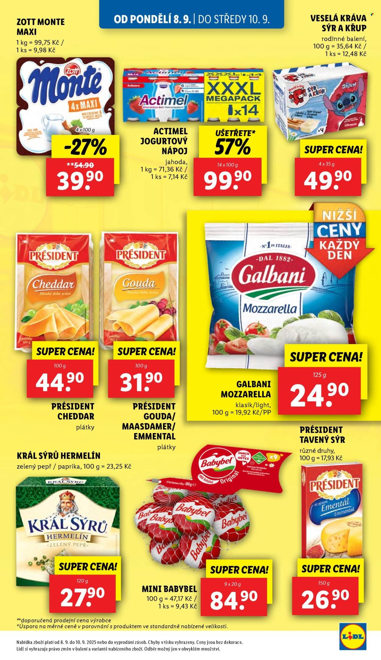 LIDL leták - Od pondělí 8.9.2025 (2025-09-08 - 2025-09-10)