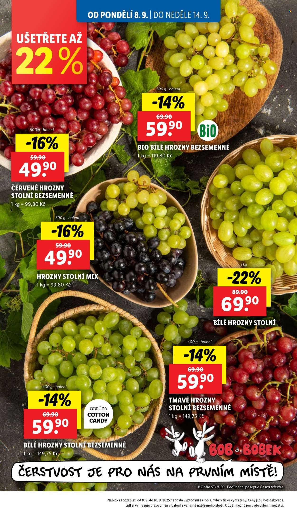 LIDL leták - Od pondělí 8.9.2025 (2025-09-08 - 2025-09-10)