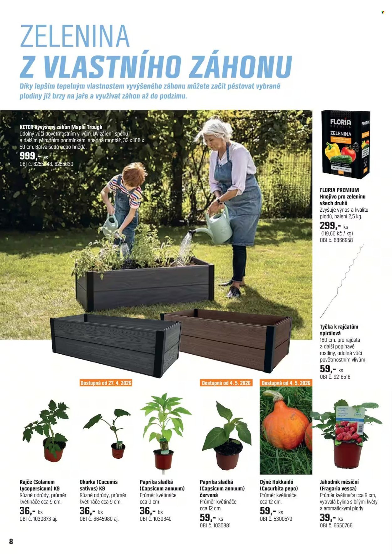 OBI leták - Dokážete cokoliv na své zahradě (2026-04-15 - 2026-05-14)