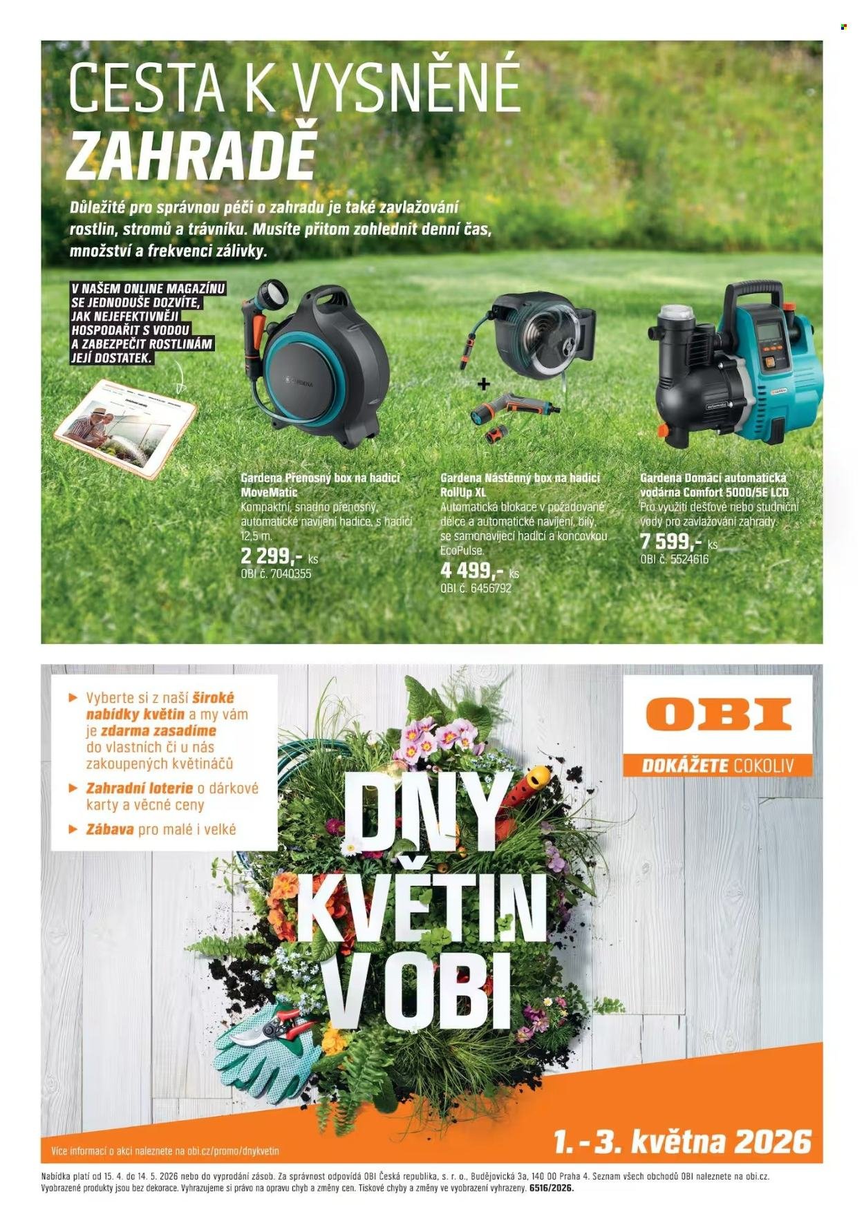 OBI leták - Dokážete cokoliv na své zahradě (2026-04-15 - 2026-05-14)