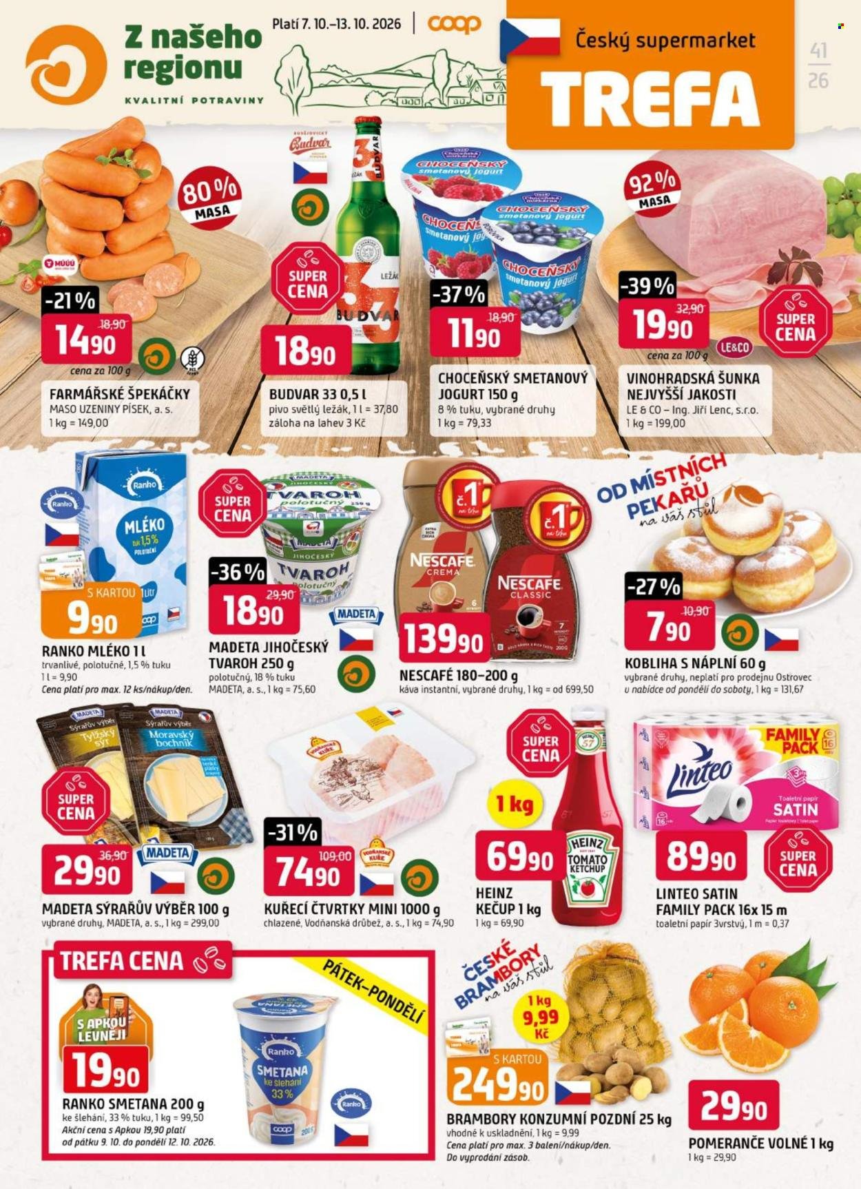 TREFA COOP leták - Od středy 7.10.2026