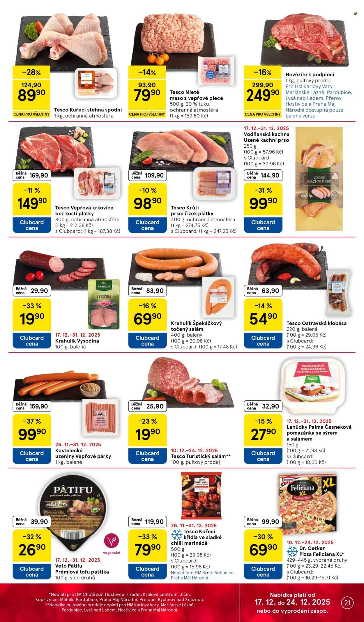 TESCO leták - Kouzlo Vánoc začíná chutí (2025-12-17 - 2025-12-24)