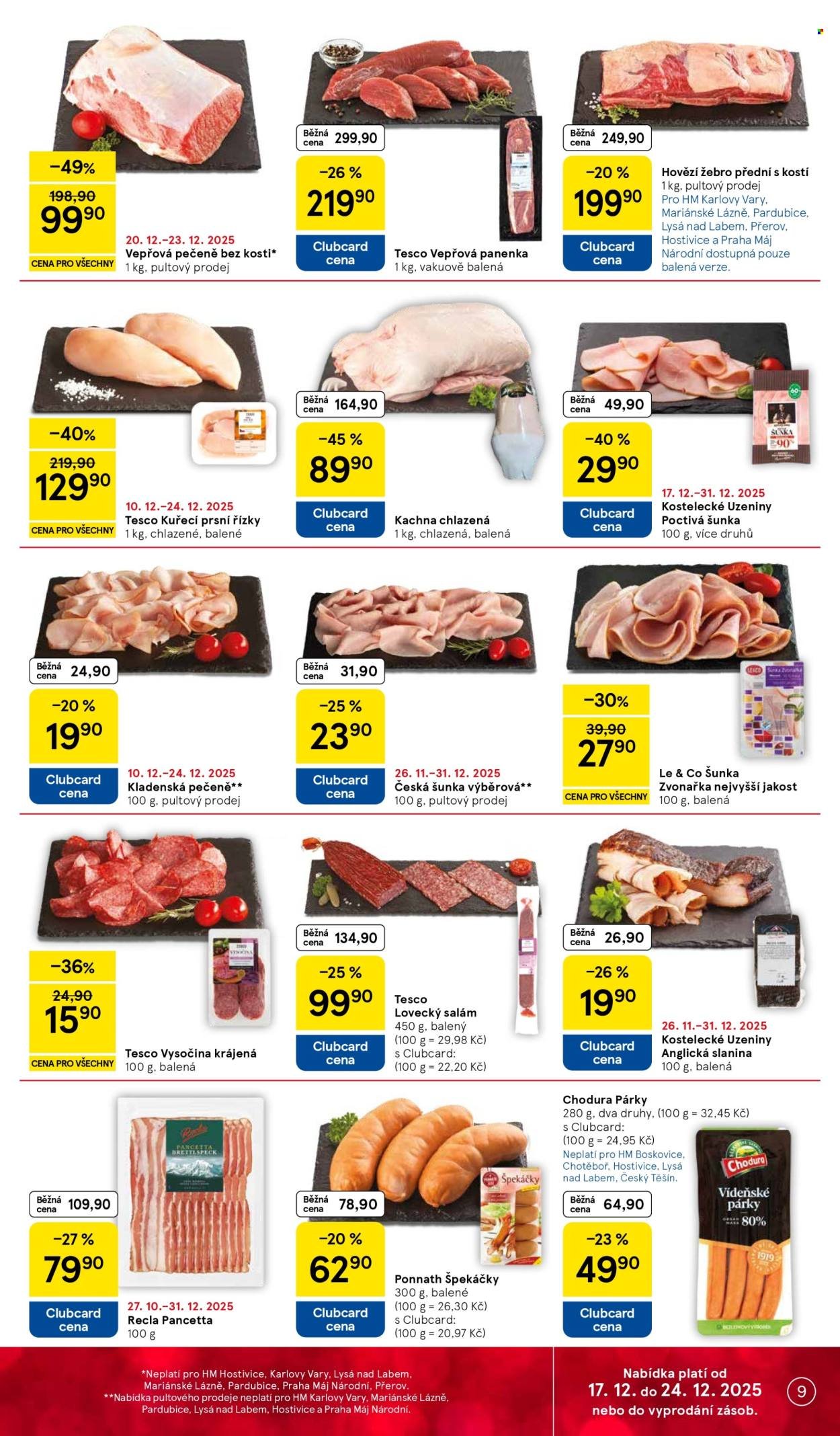 TESCO leták - Kouzlo Vánoc začíná chutí (2025-12-17 - 2025-12-24)