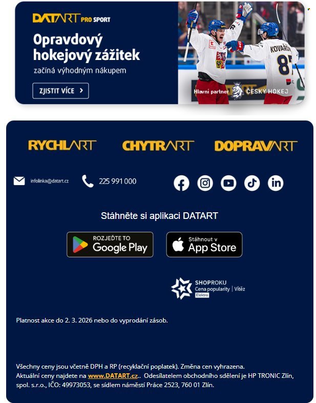 DATART leták - Extra sleva (2026-01-27 - 2026-03-02)