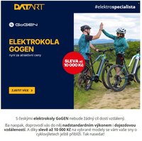 DATART leták - Elektrokola Gogen nyní za atraktivní ceny