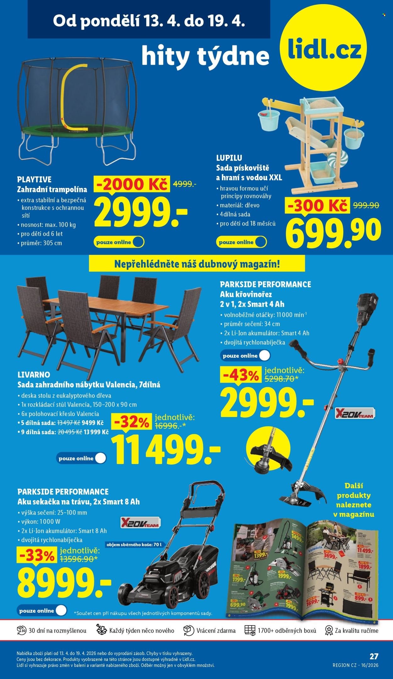 LIDL leták - Hity týdne se slevou až 43% (2026-04-13 - 2026-04-19)