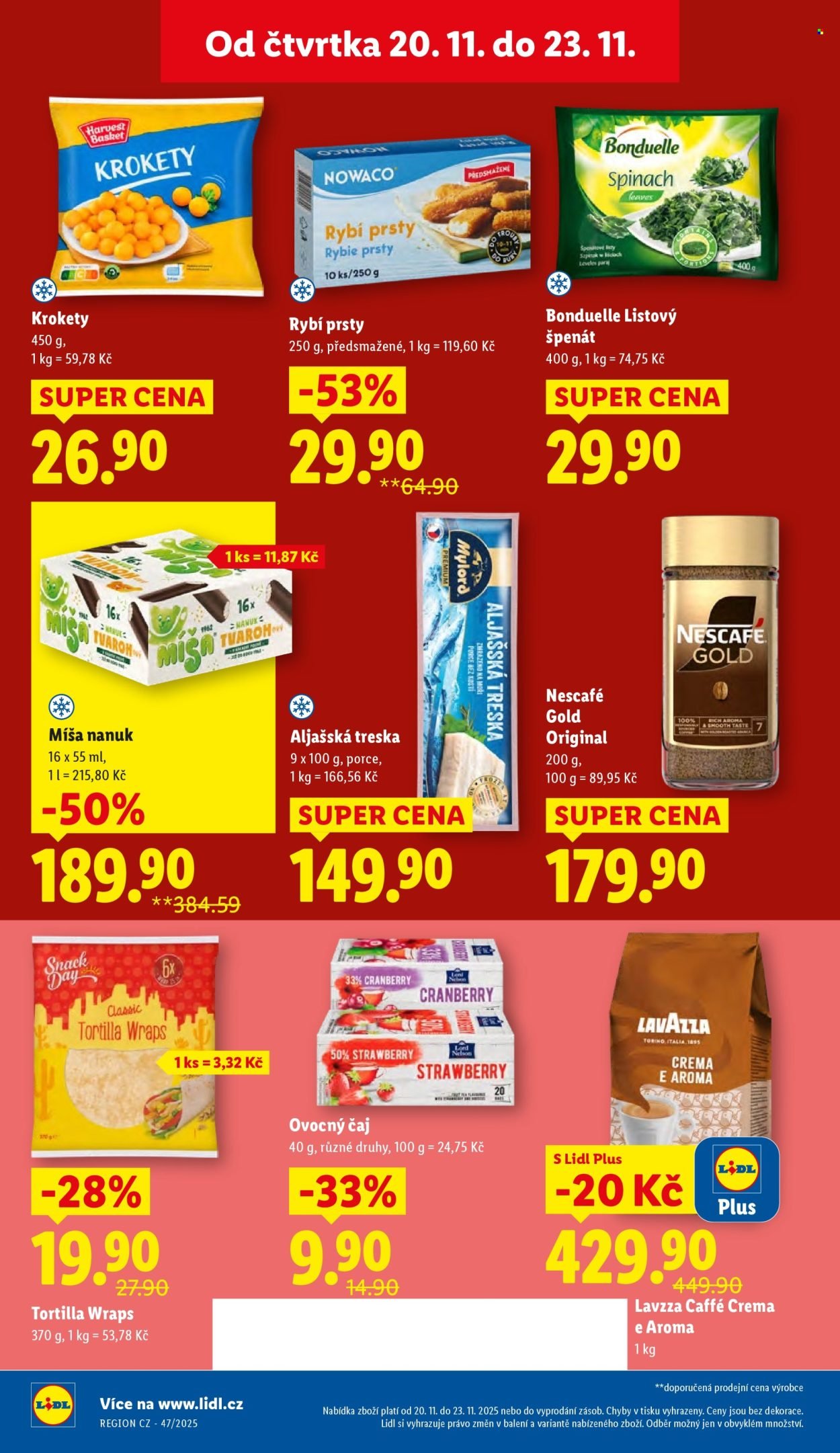 LIDL leták - Od čtvrtka 20.11.2025 (2025-11-20 - 2025-11-23)