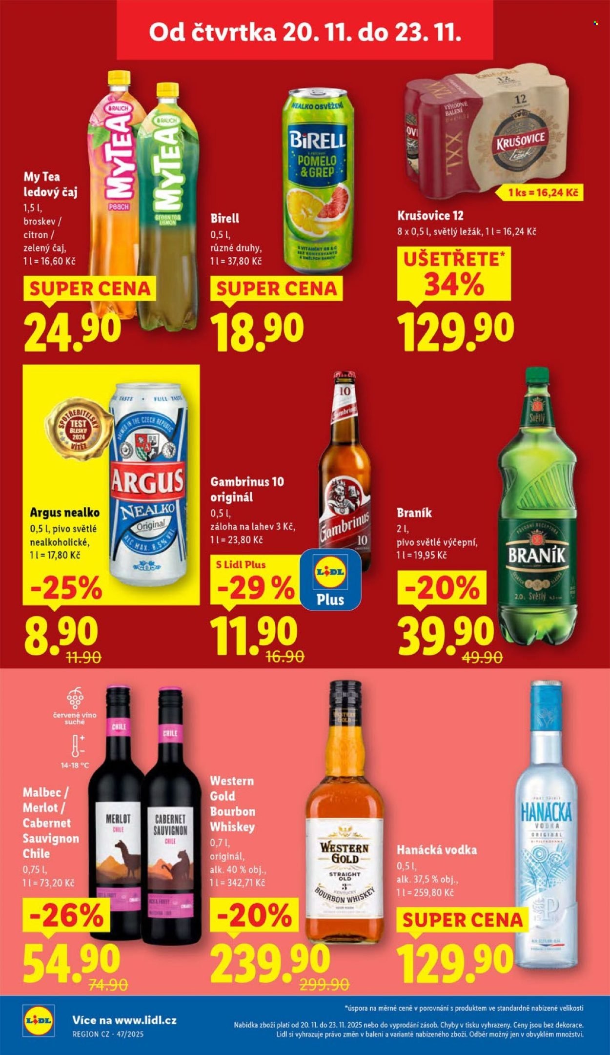 LIDL leták - Od čtvrtka 20.11.2025 (2025-11-20 - 2025-11-23)