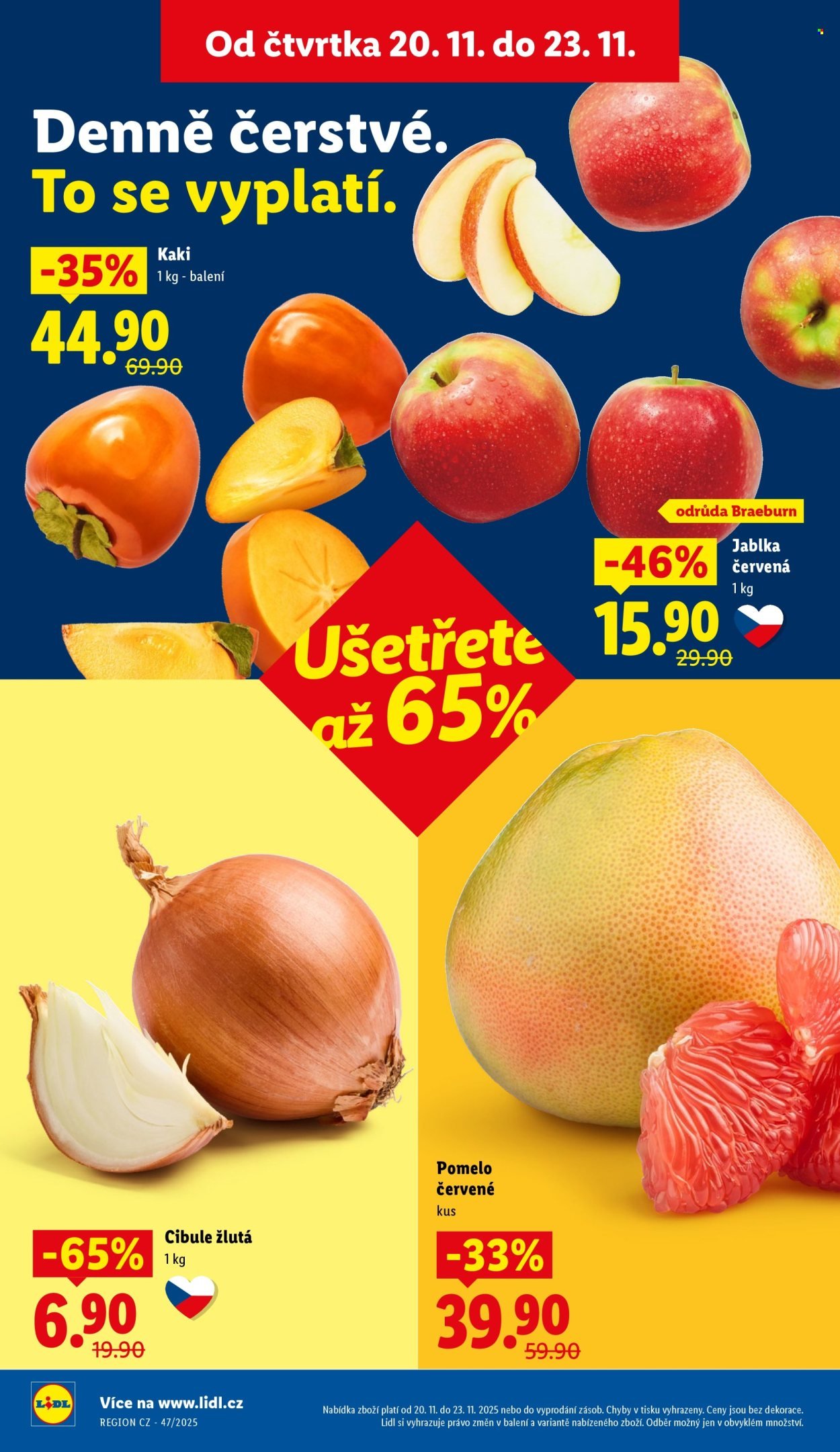 LIDL leták - Od čtvrtka 20.11.2025 (2025-11-20 - 2025-11-23)