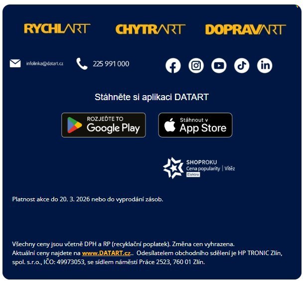 DATART leták - Opravdový elektrospecialista na nářadí (2026-03-17 - 2026-03-20)