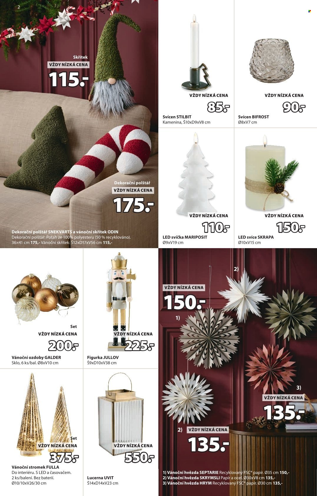 JYSK leták - Skvělá vánoční nabídka (2025-11-24 - 2025-12-24)