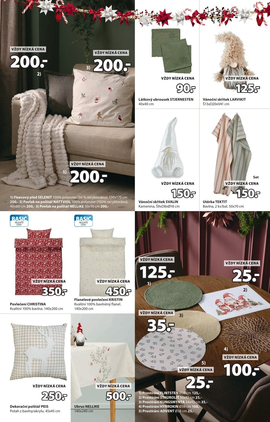 JYSK leták - Skvělá vánoční nabídka (2025-11-24 - 2025-12-24)