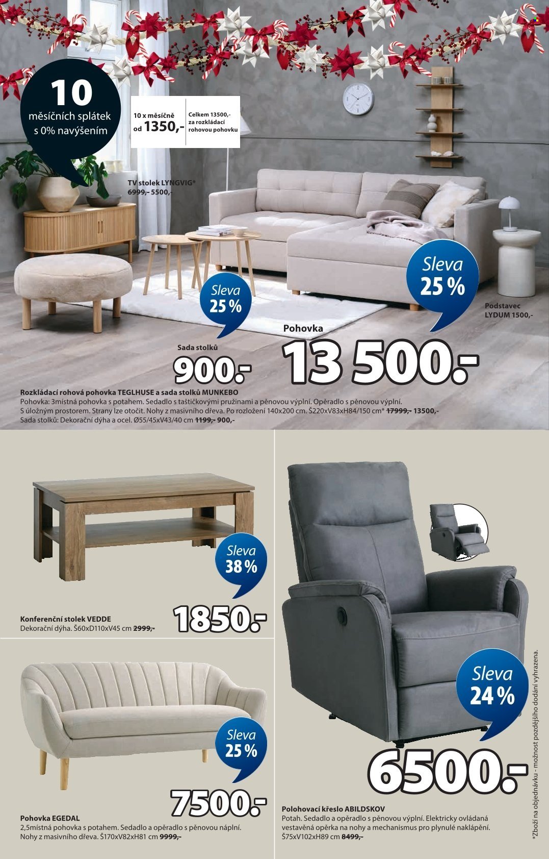 JYSK leták - Skvělá vánoční nabídka (2025-11-24 - 2025-12-24)