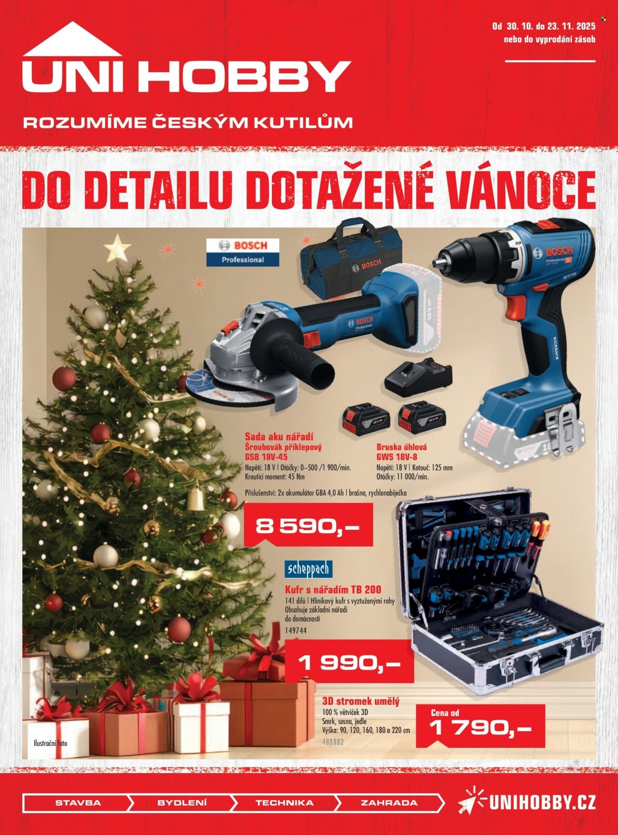 UNI HOBBY leták - Do detailu dotažené Vánoce (2025-10-30 - 2025-11-23)