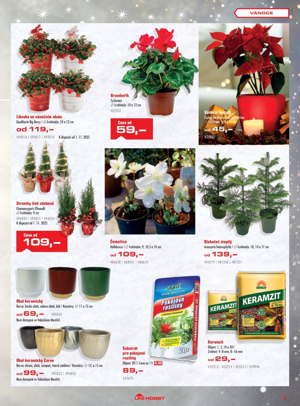 UNI HOBBY leták - Do detailu dotažené Vánoce (2025-10-30 - 2025-11-23)