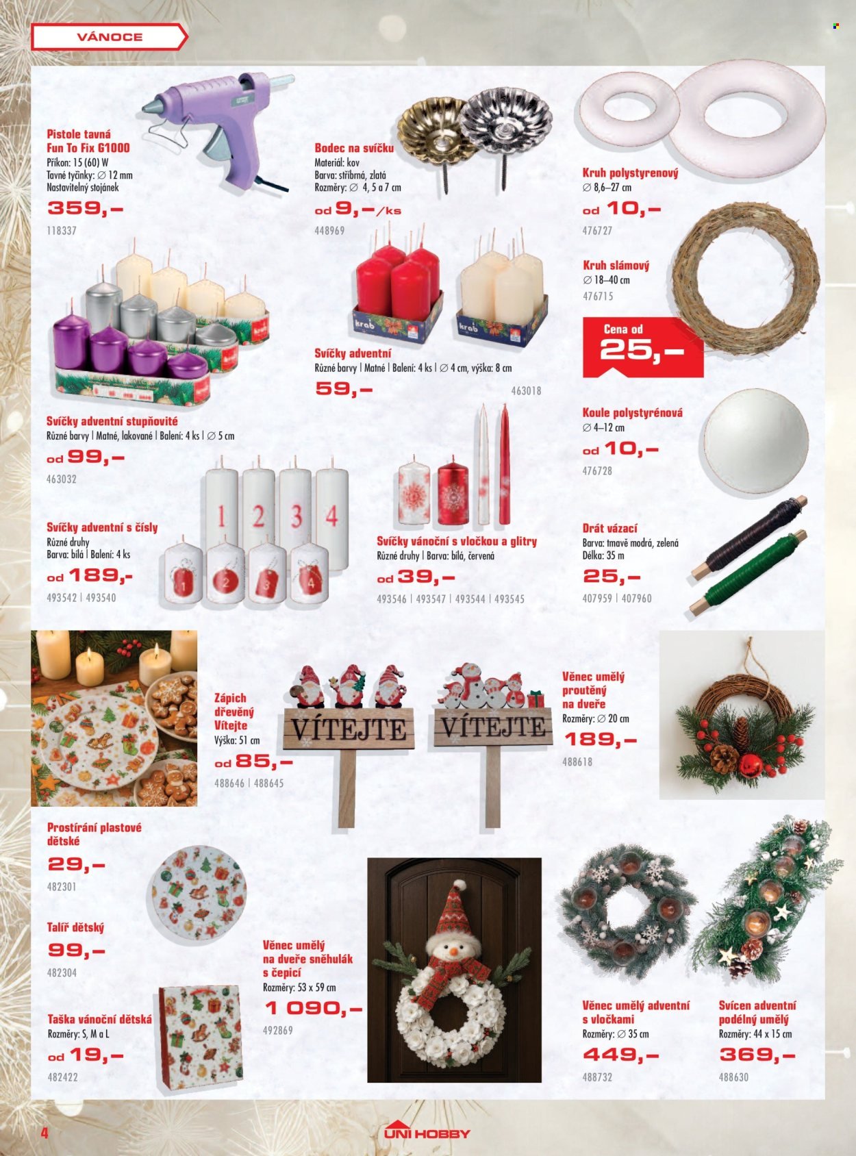 UNI HOBBY leták - Do detailu dotažené Vánoce (2025-10-30 - 2025-11-23)