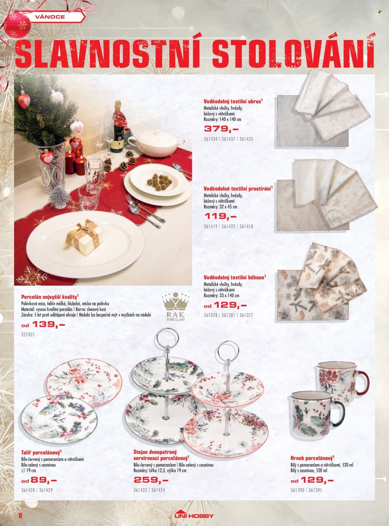 UNI HOBBY leták - Do detailu dotažené Vánoce (2025-10-30 - 2025-11-23)