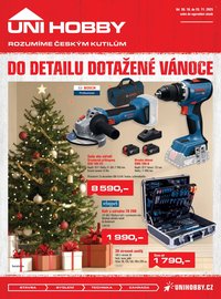 UNI HOBBY leták - Do detailu dotažené Vánoce (2025-10-30 - 2025-11-23)