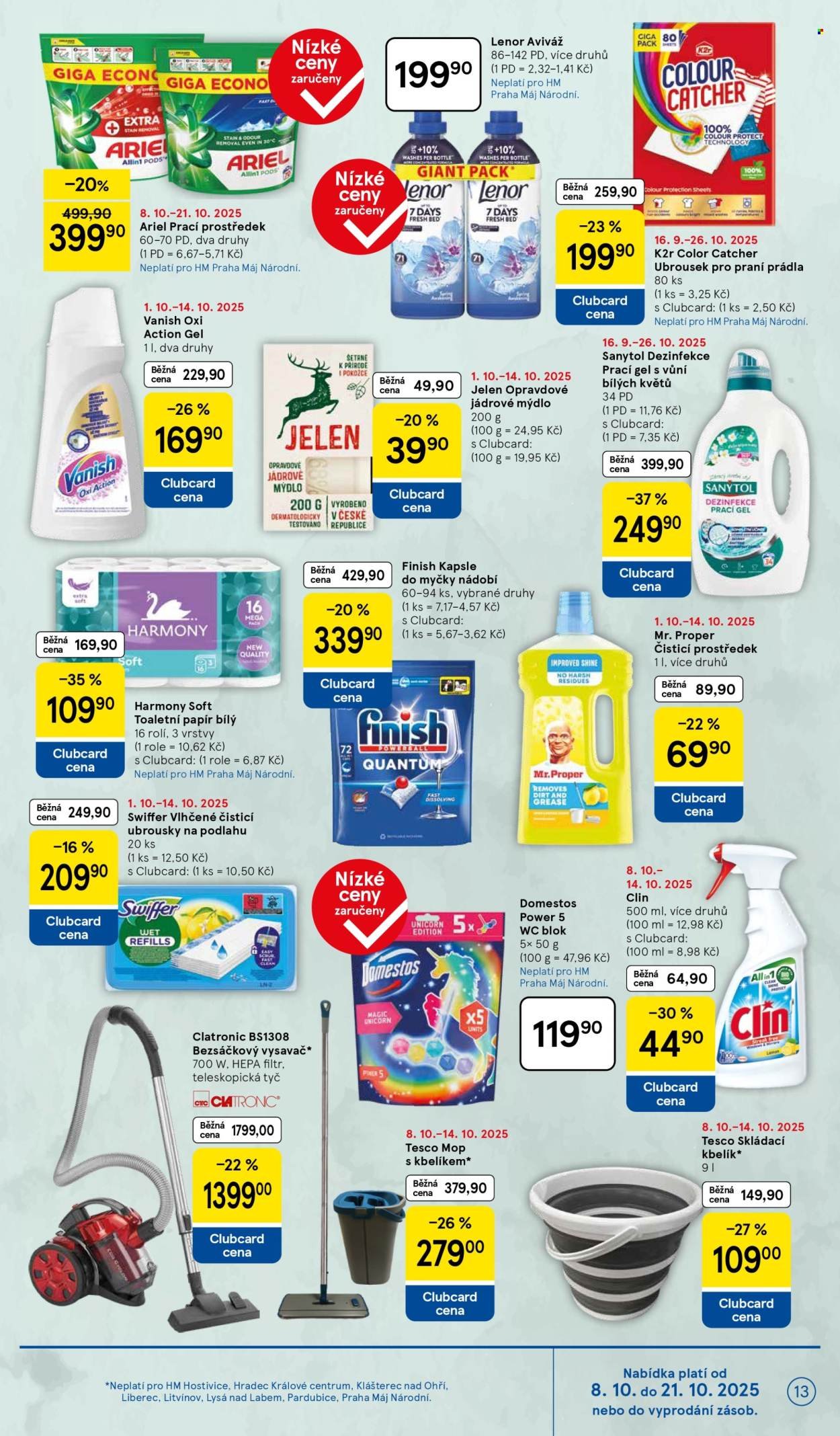 TESCO leták - Clubcard šetří peníze. (2025-10-08 - 2025-10-14)