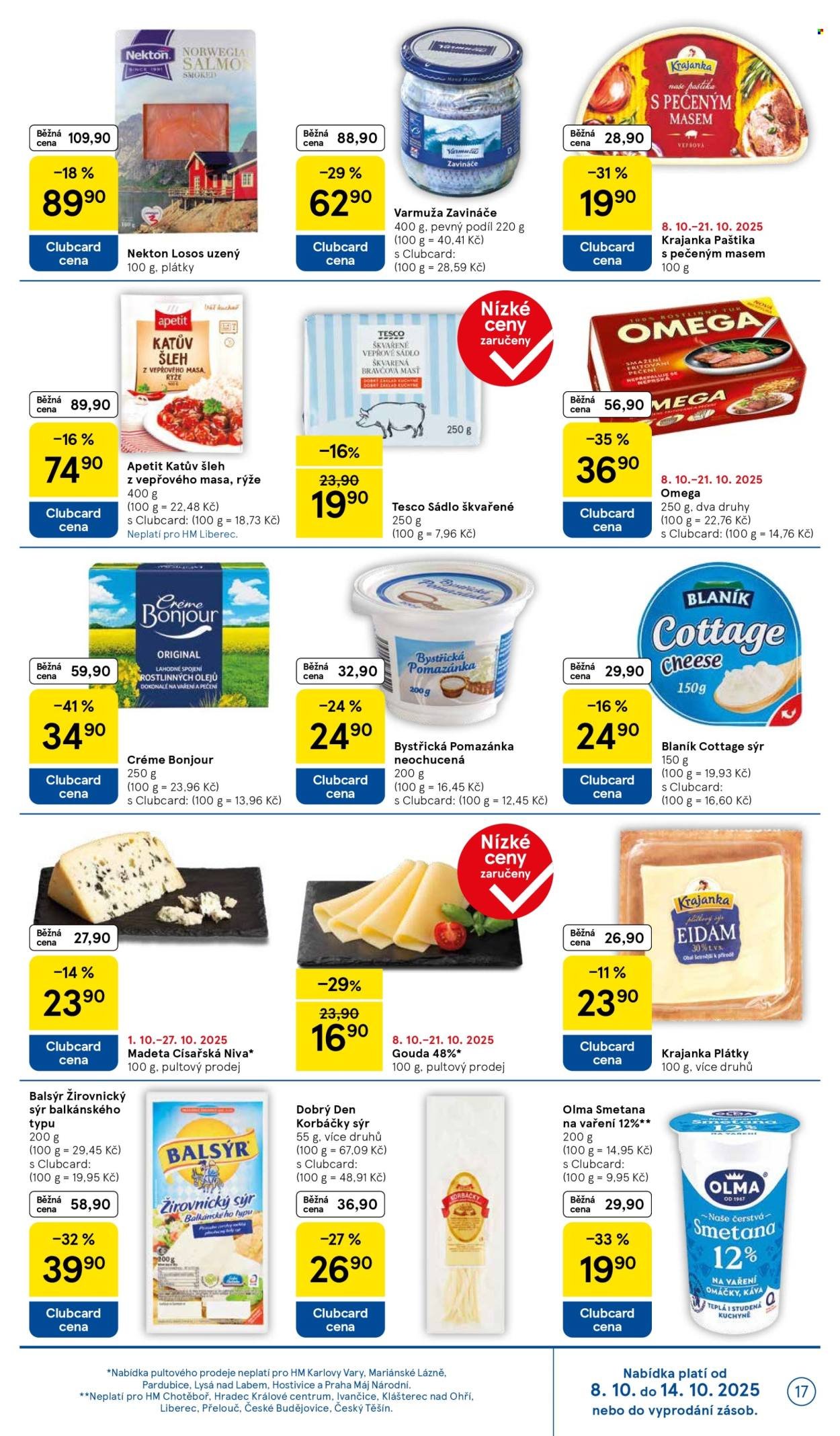 TESCO leták - Clubcard šetří peníze. (2025-10-08 - 2025-10-14)