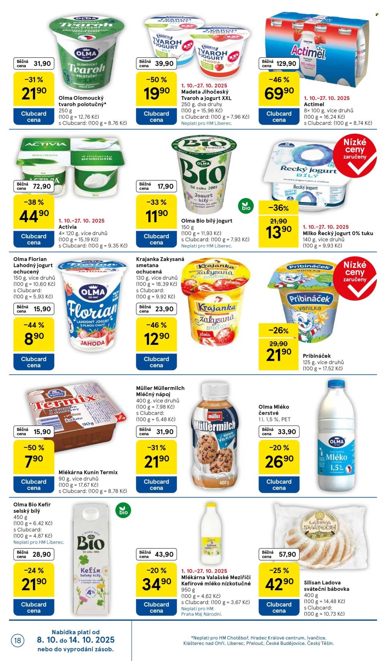 TESCO leták - Clubcard šetří peníze. (2025-10-08 - 2025-10-14)