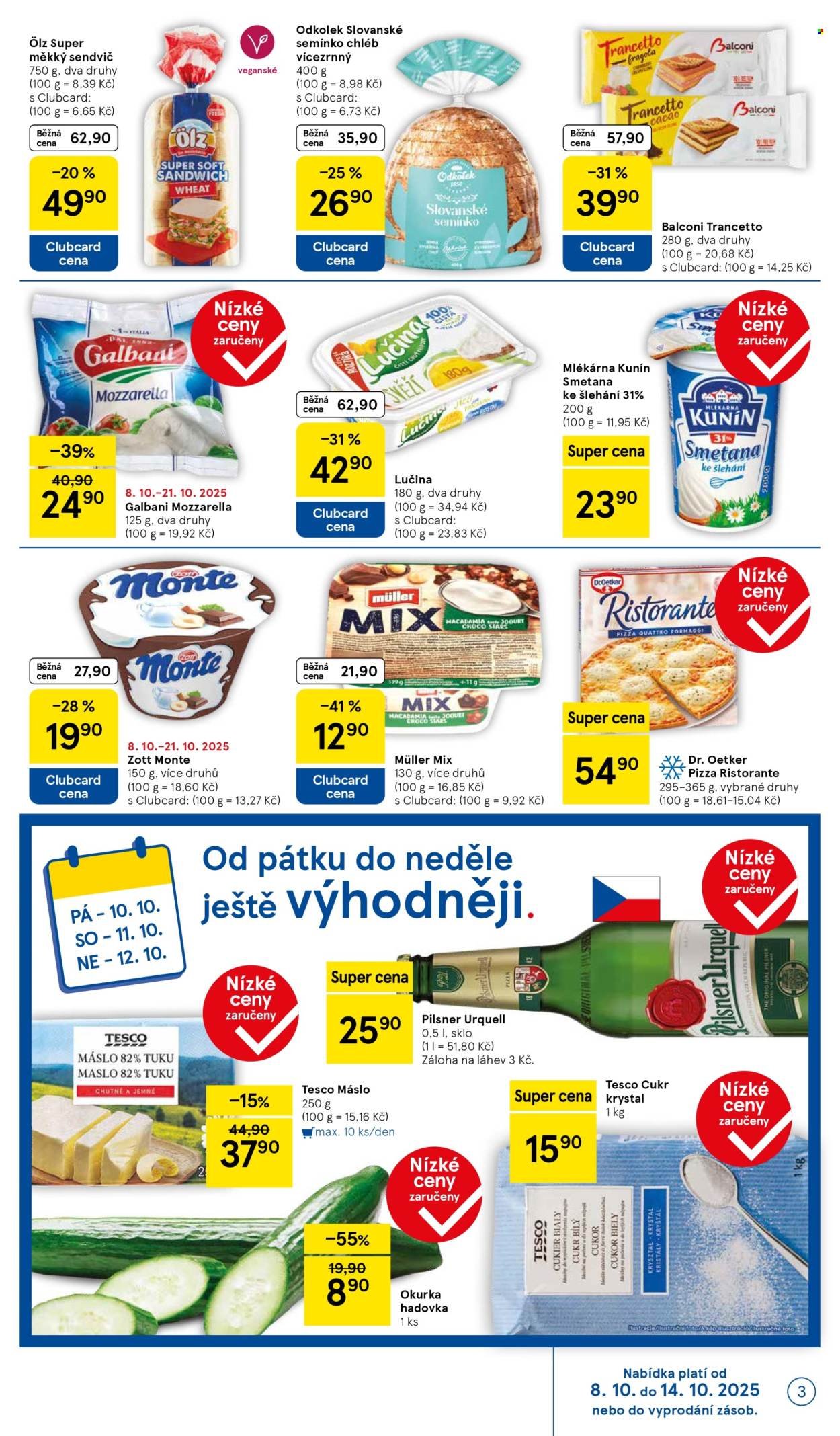 TESCO leták - Clubcard šetří peníze. (2025-10-08 - 2025-10-14)