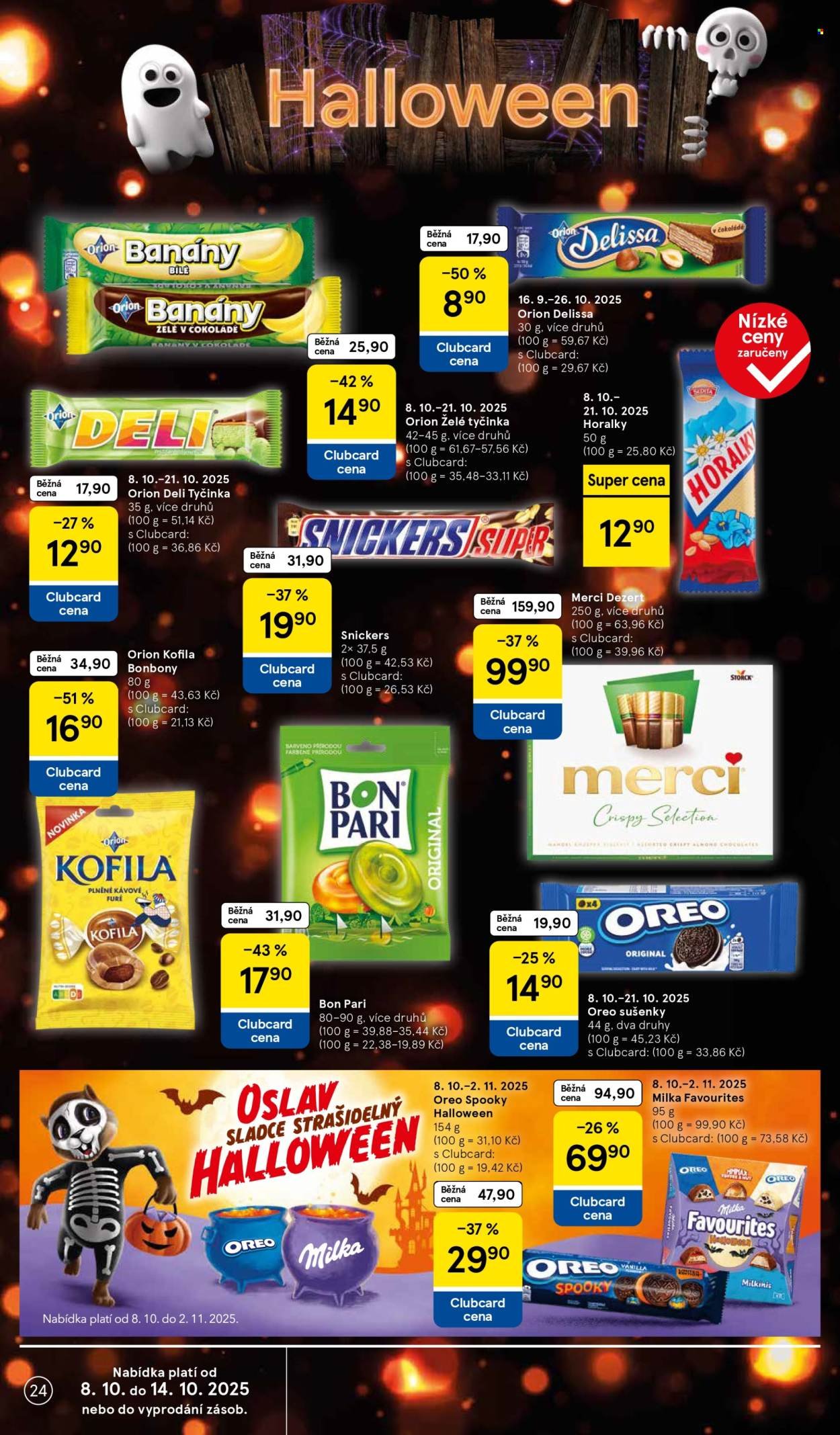 TESCO leták - Clubcard šetří peníze. (2025-10-08 - 2025-10-14)