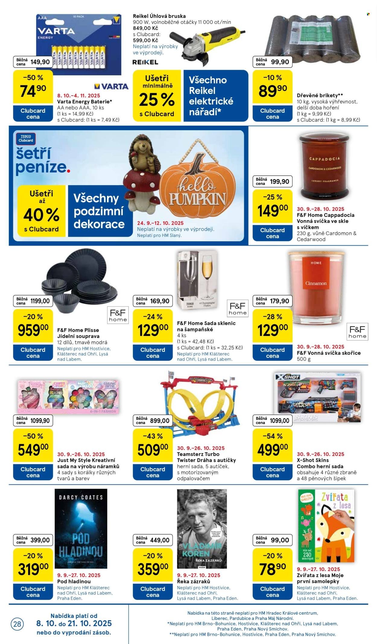 TESCO leták - Clubcard šetří peníze. (2025-10-08 - 2025-10-14)