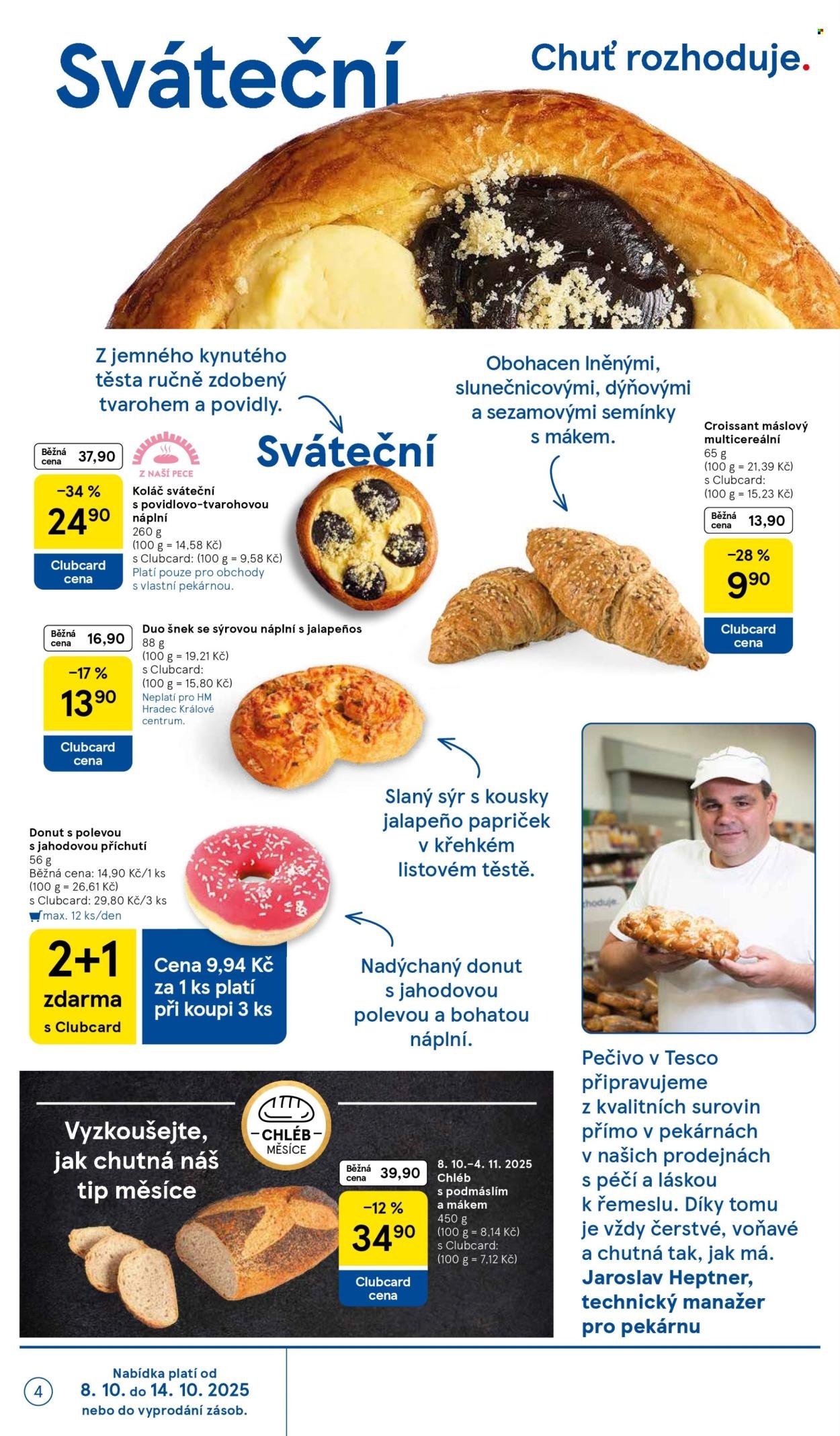 TESCO leták - Clubcard šetří peníze. (2025-10-08 - 2025-10-14)