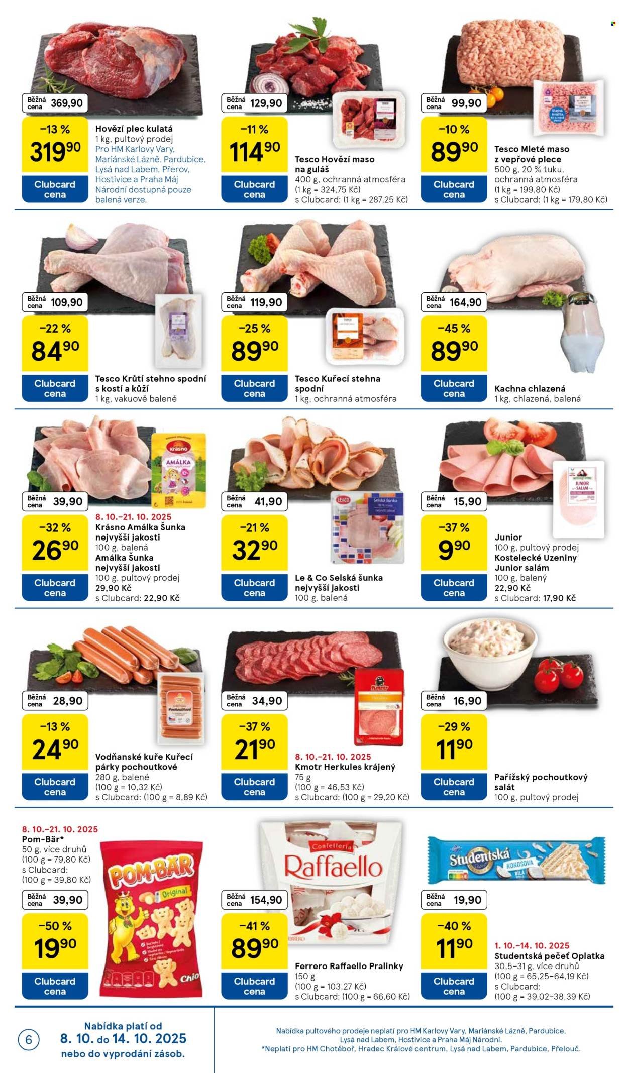 TESCO leták - Clubcard šetří peníze. (2025-10-08 - 2025-10-14)