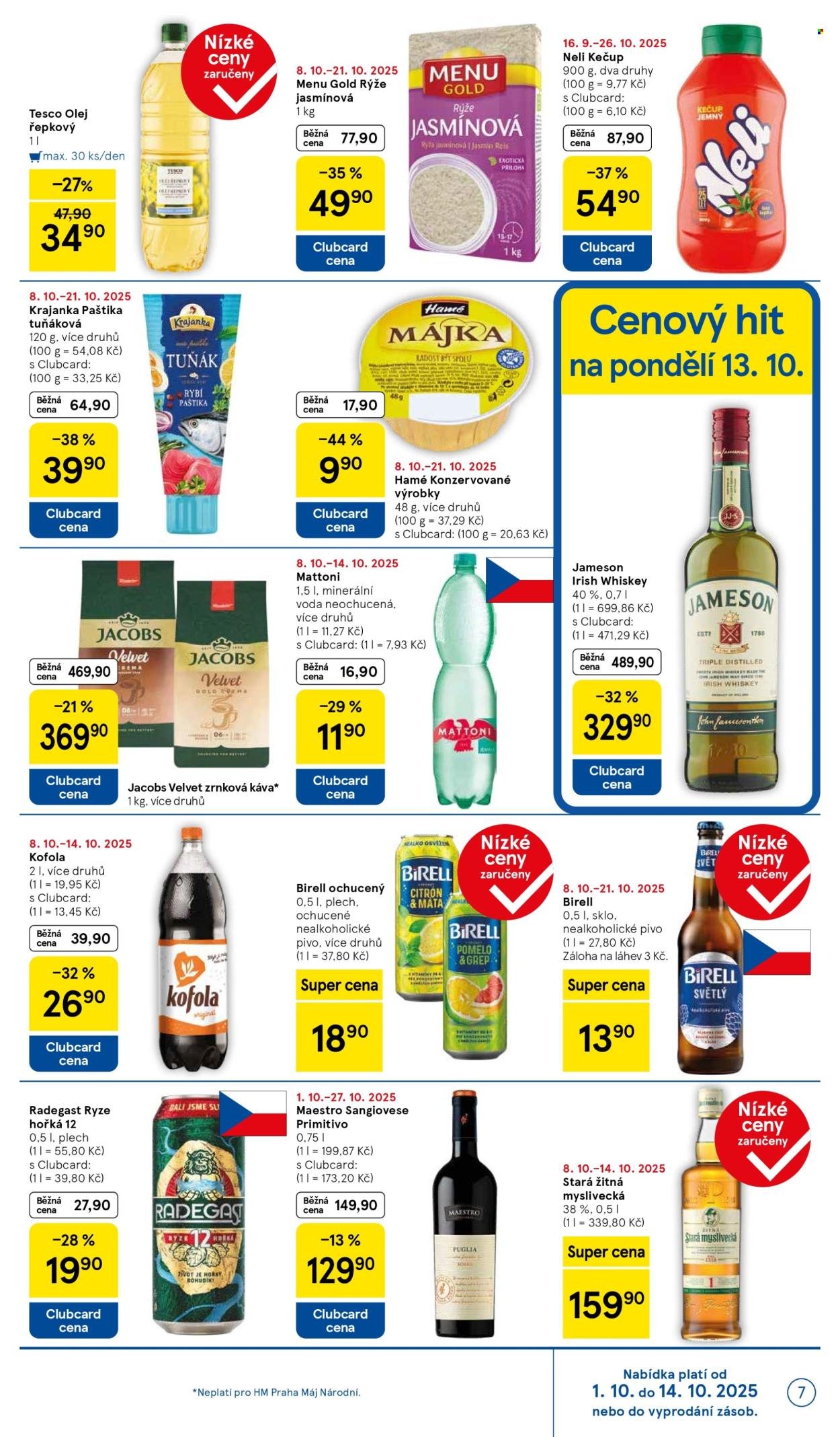 TESCO leták - Clubcard šetří peníze. (2025-10-08 - 2025-10-14)