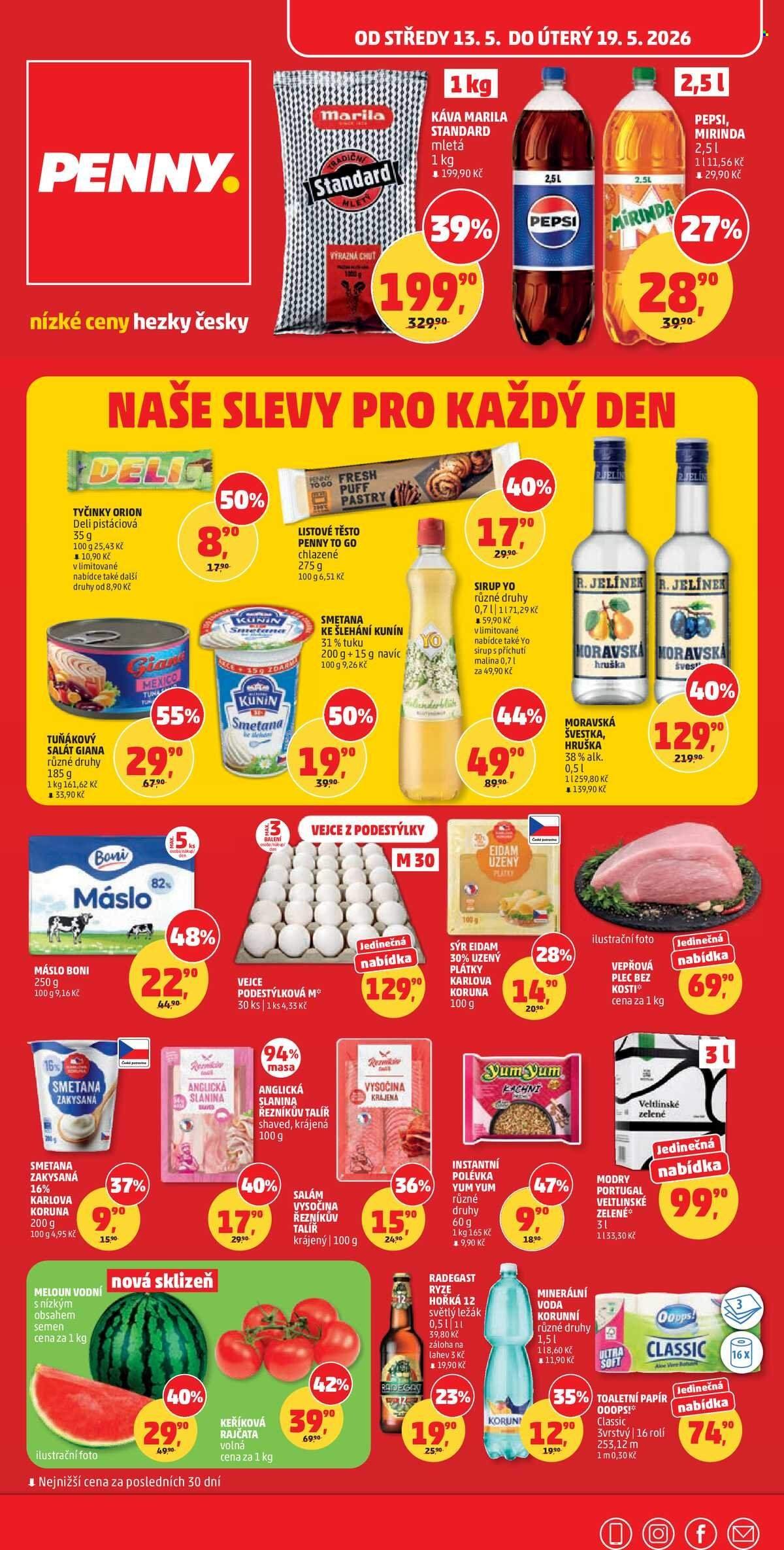 PENNY leták - nízké ceny hezky česky (2026-05-13 - 2026-05-19)