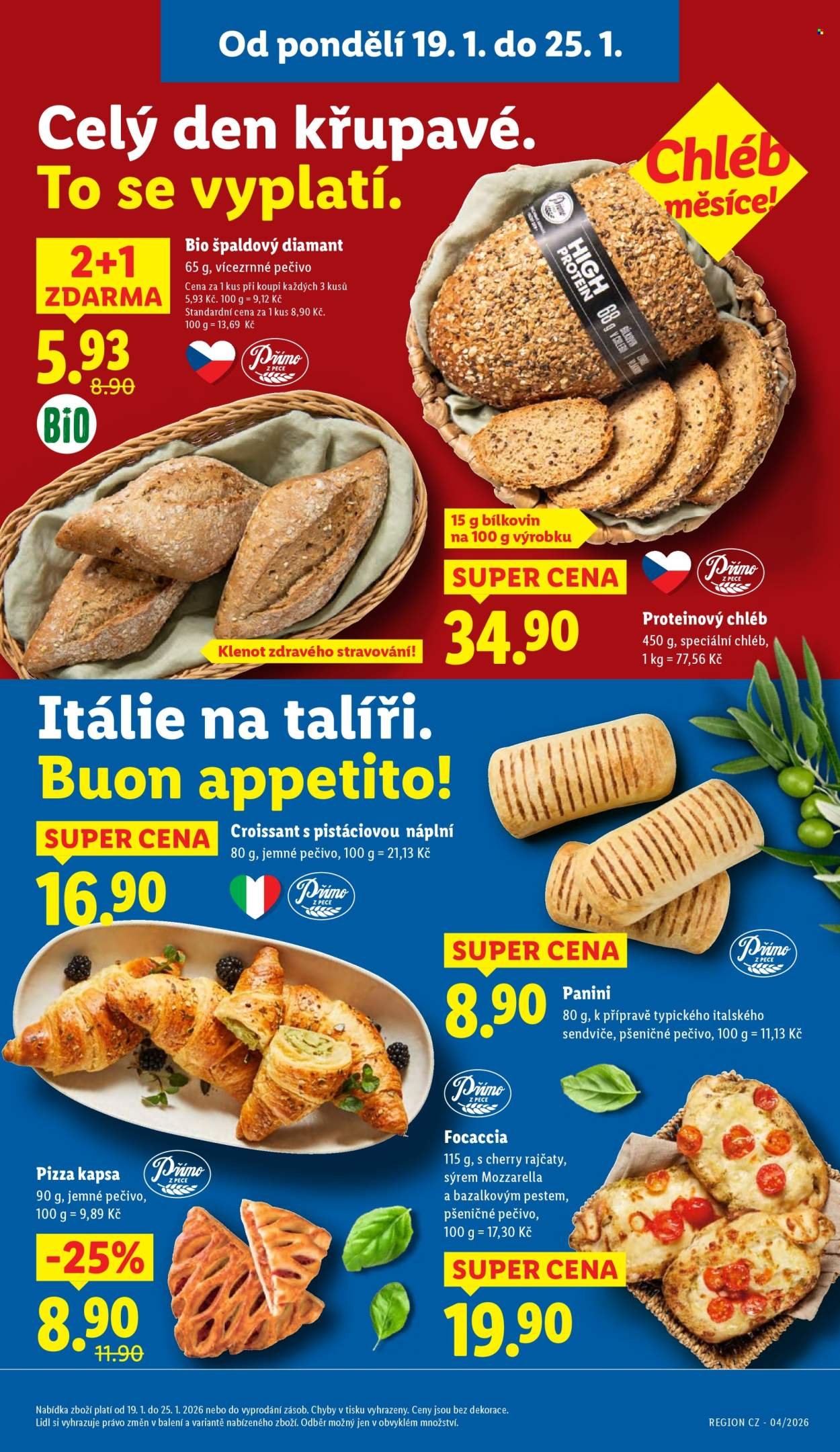 LIDL leták - Od pondělí 19.1.2026 (2026-01-19 - 2026-01-21)