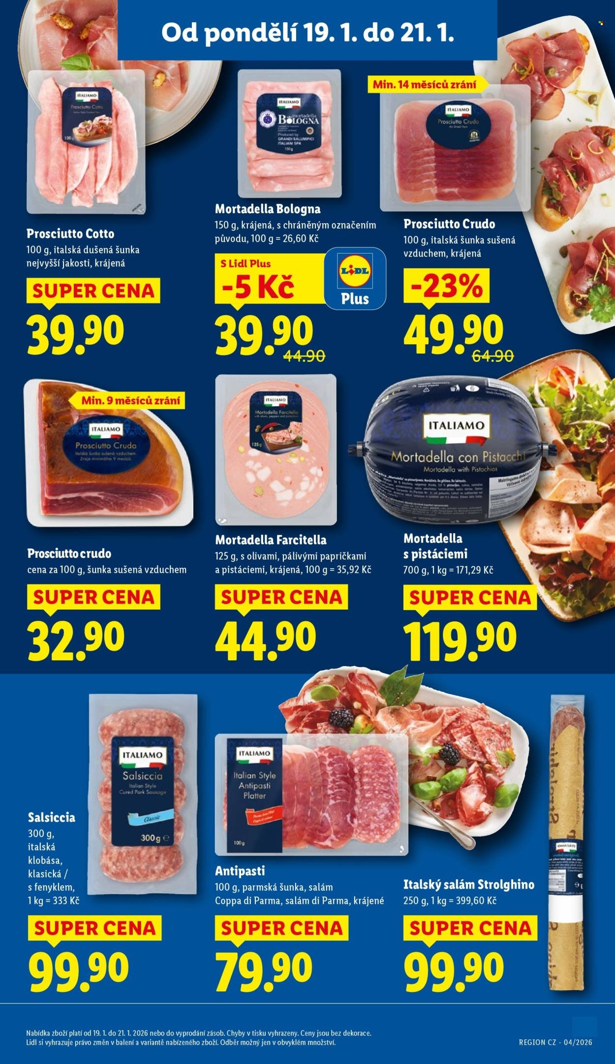 LIDL leták - Od pondělí 19.1.2026 (2026-01-19 - 2026-01-21)