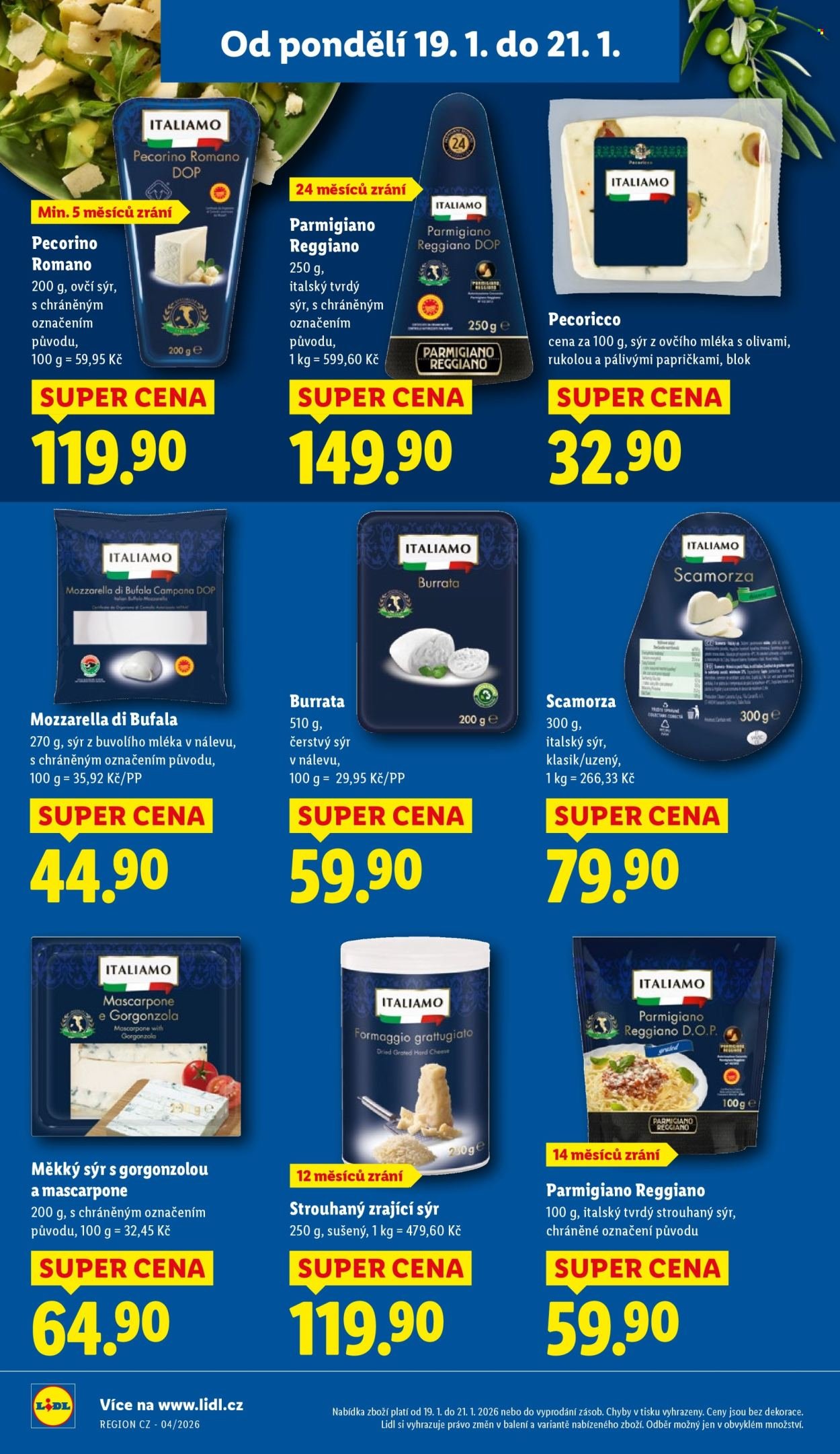 LIDL leták - Od pondělí 19.1.2026 (2026-01-19 - 2026-01-21)