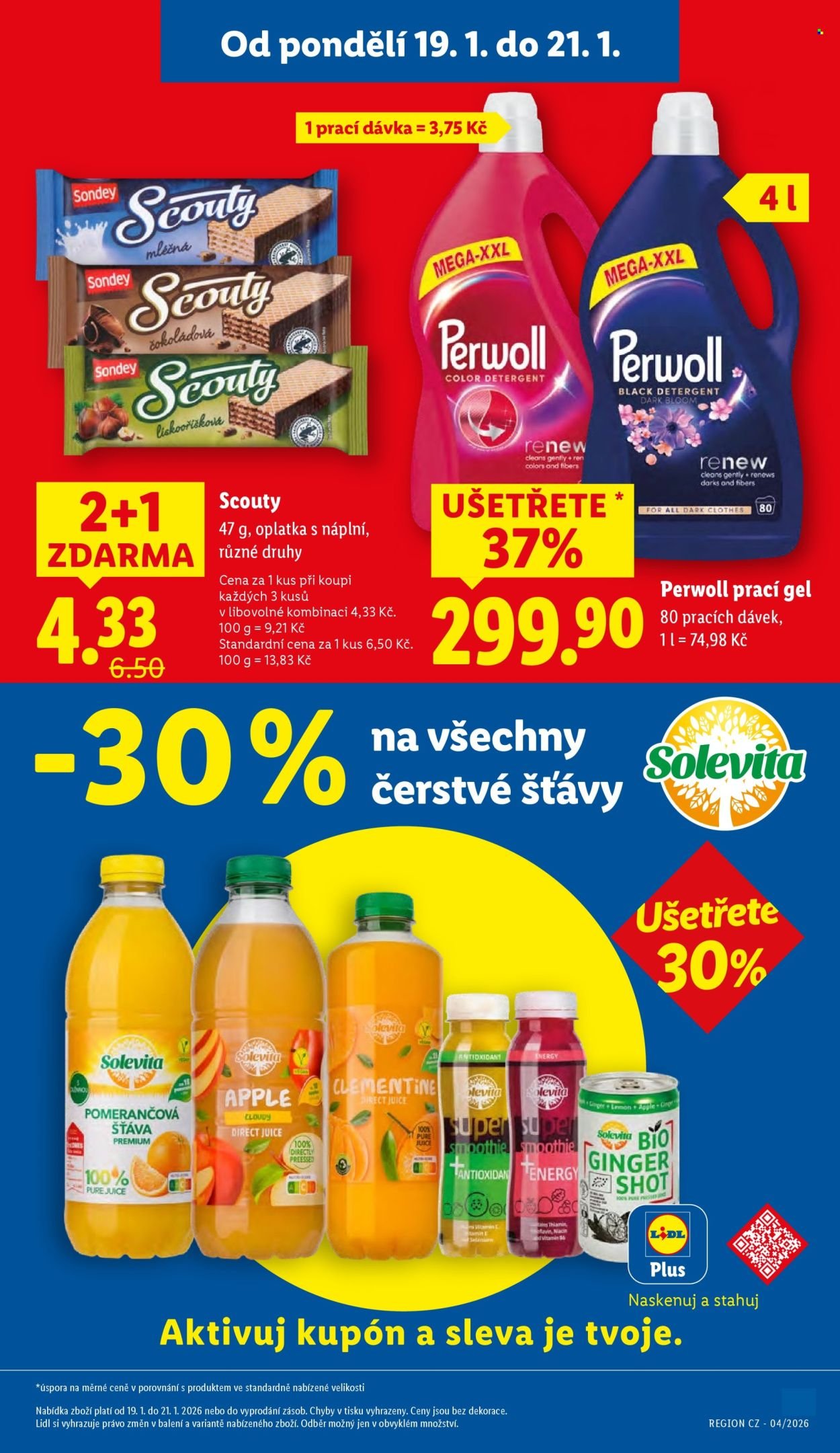LIDL leták - Od pondělí 19.1.2026 (2026-01-19 - 2026-01-21)