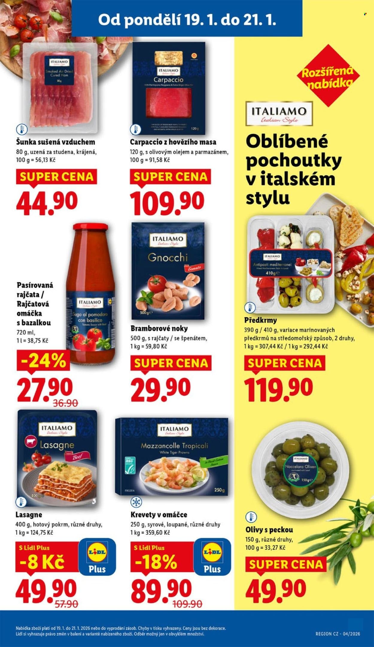 LIDL leták - Od pondělí 19.1.2026 (2026-01-19 - 2026-01-21)