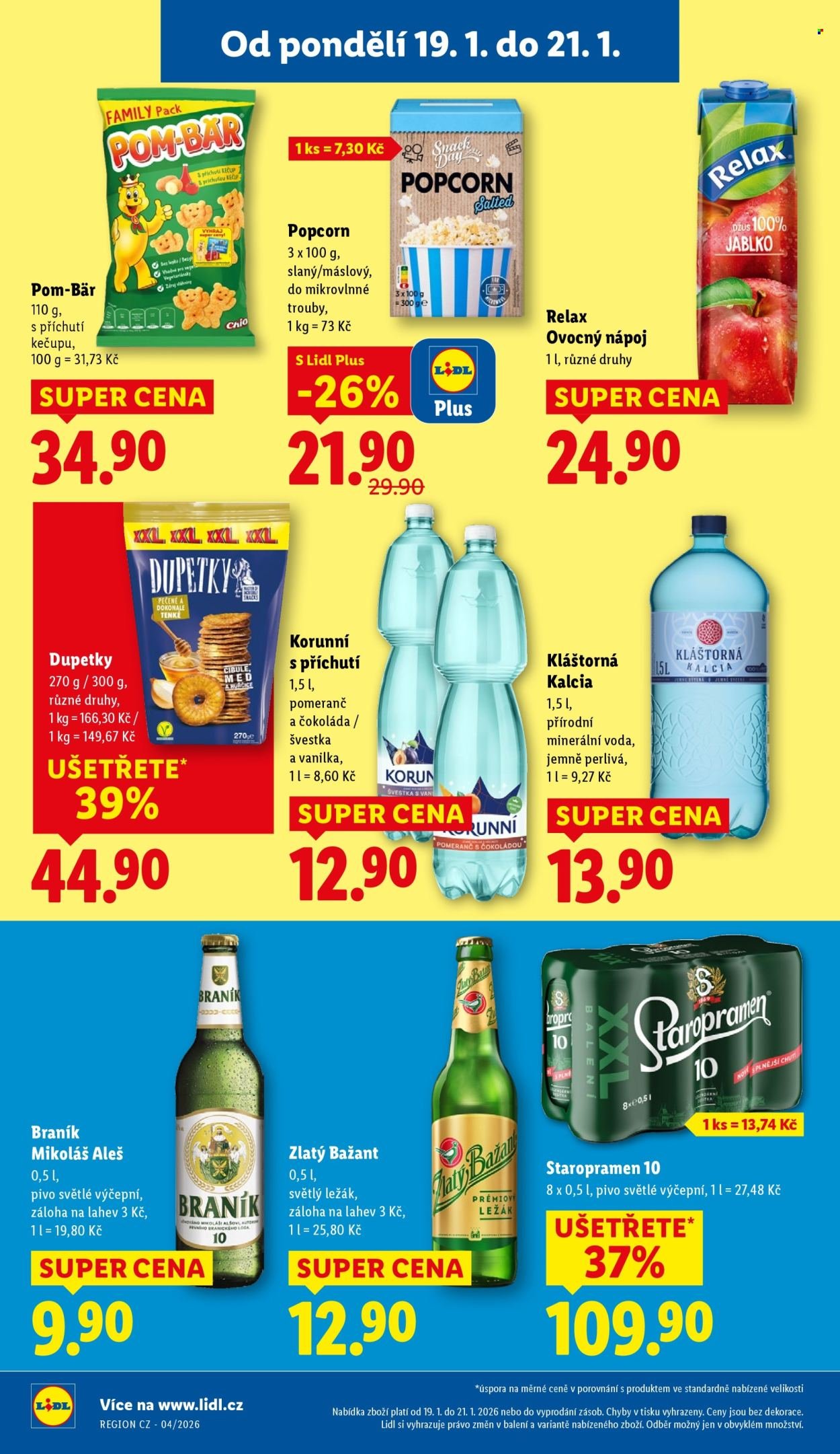 LIDL leták - Od pondělí 19.1.2026 (2026-01-19 - 2026-01-21)