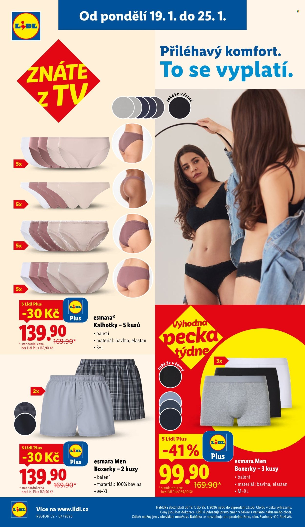 LIDL leták - Od pondělí 19.1.2026 (2026-01-19 - 2026-01-21)