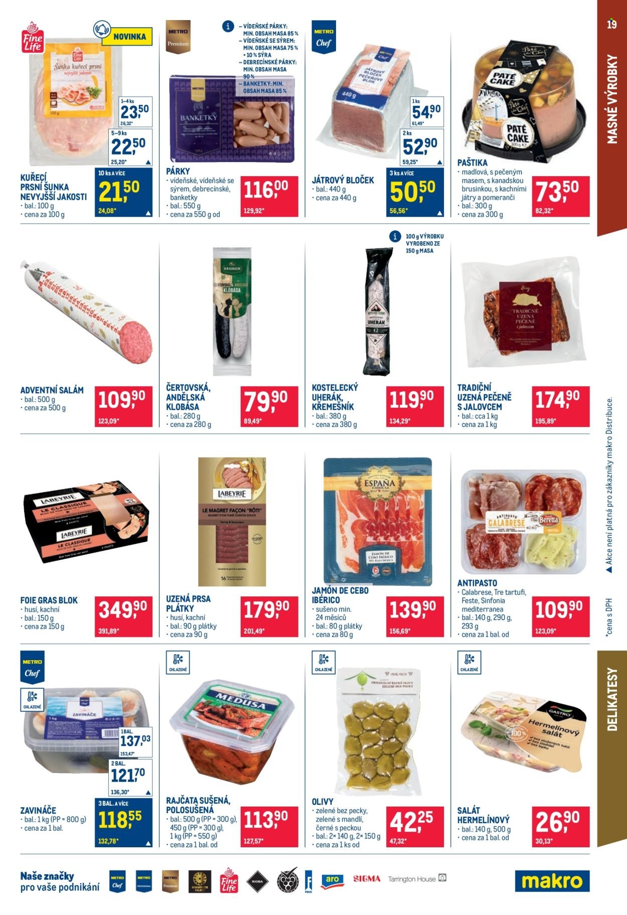 MAKRO leták - Pro milovníky jídla (2025-11-19 - 2025-12-02)
