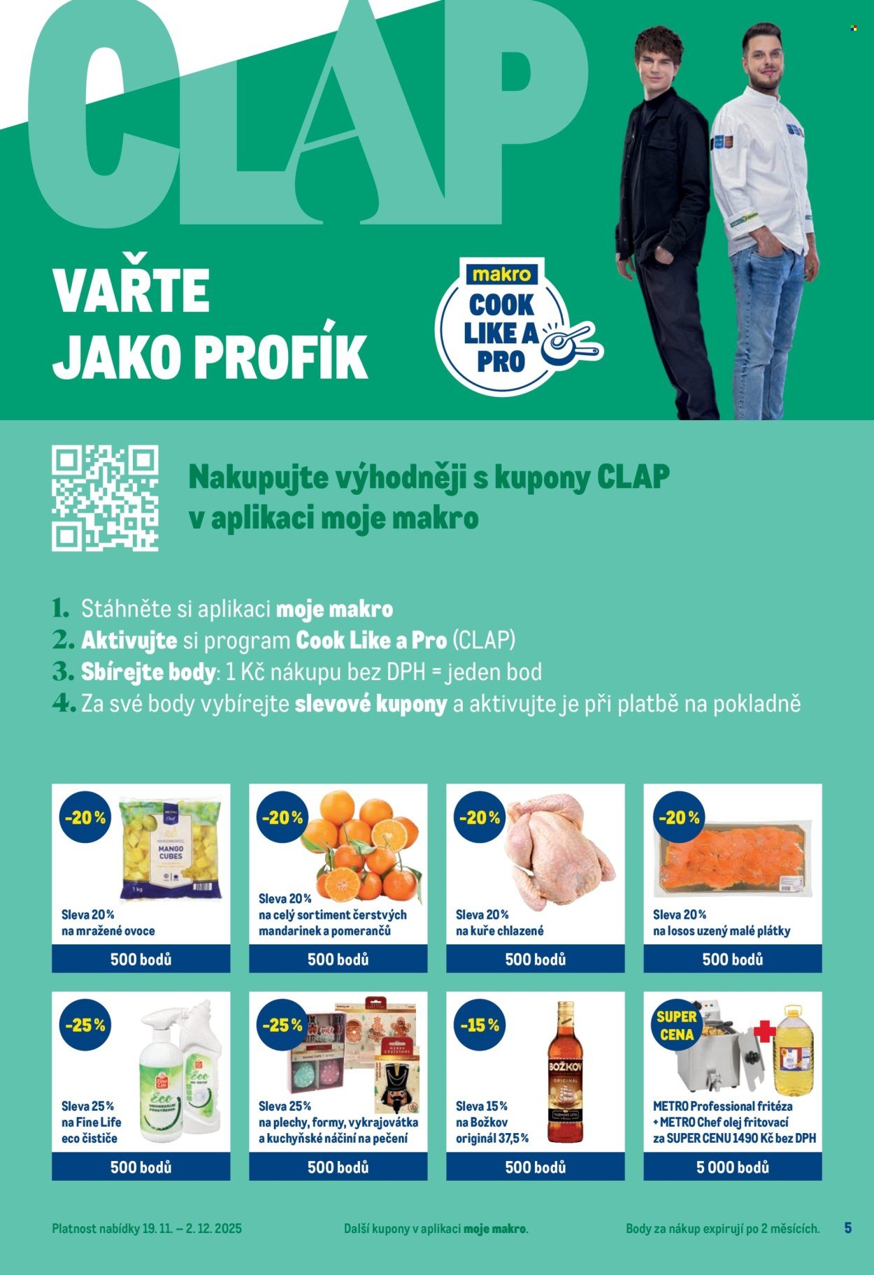 MAKRO leták - Pro milovníky jídla (2025-11-19 - 2025-12-02)