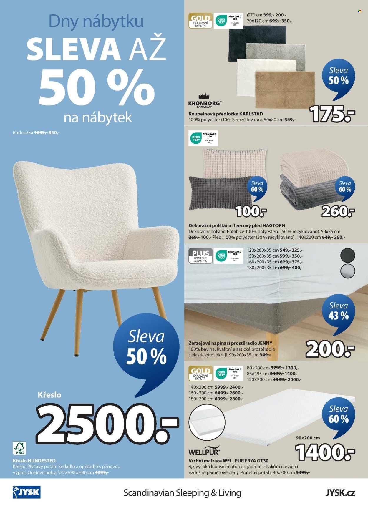 JYSK leták - Skvělá nabídka pro vaši domácnost sleva až 60% (2025-09-17 - 2025-10-19)