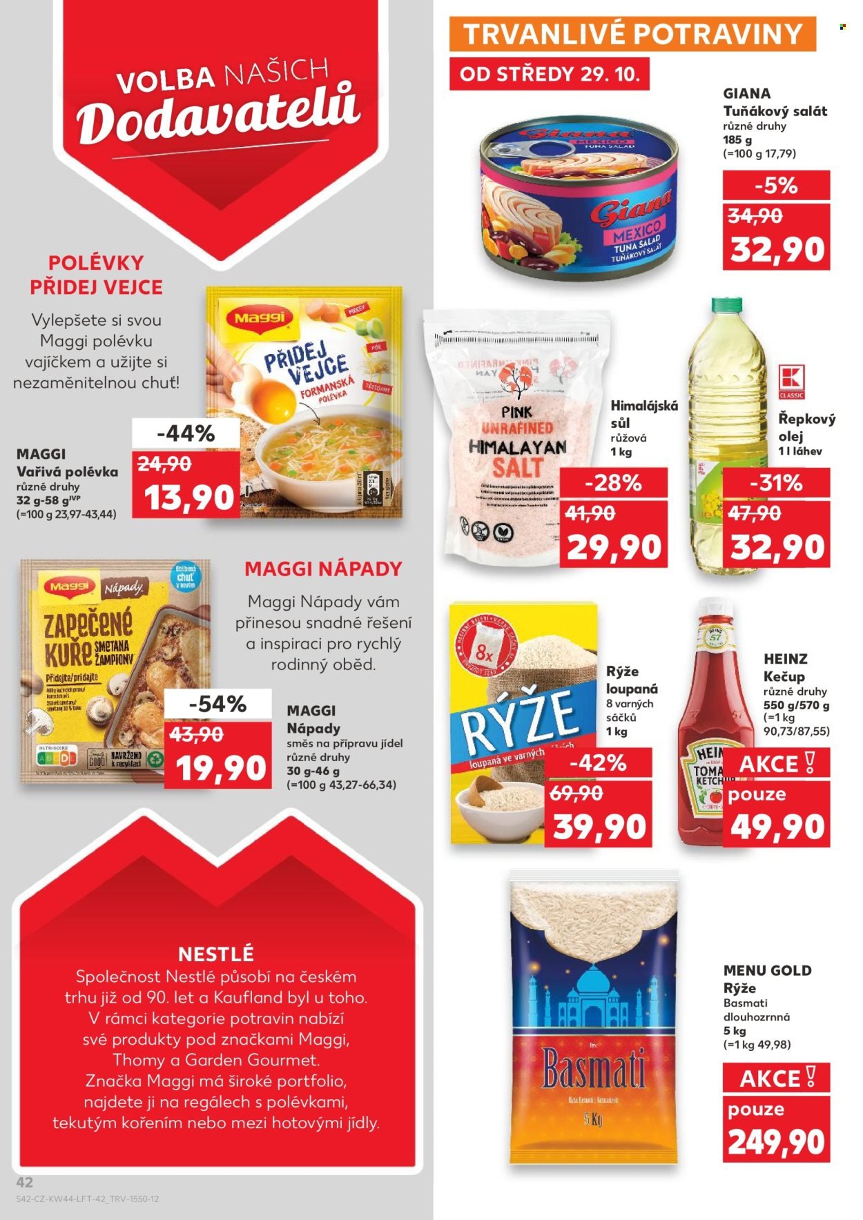 KAUFLAND leták - Od středy 29.10.2025 (2025-10-29 - 2025-11-04)