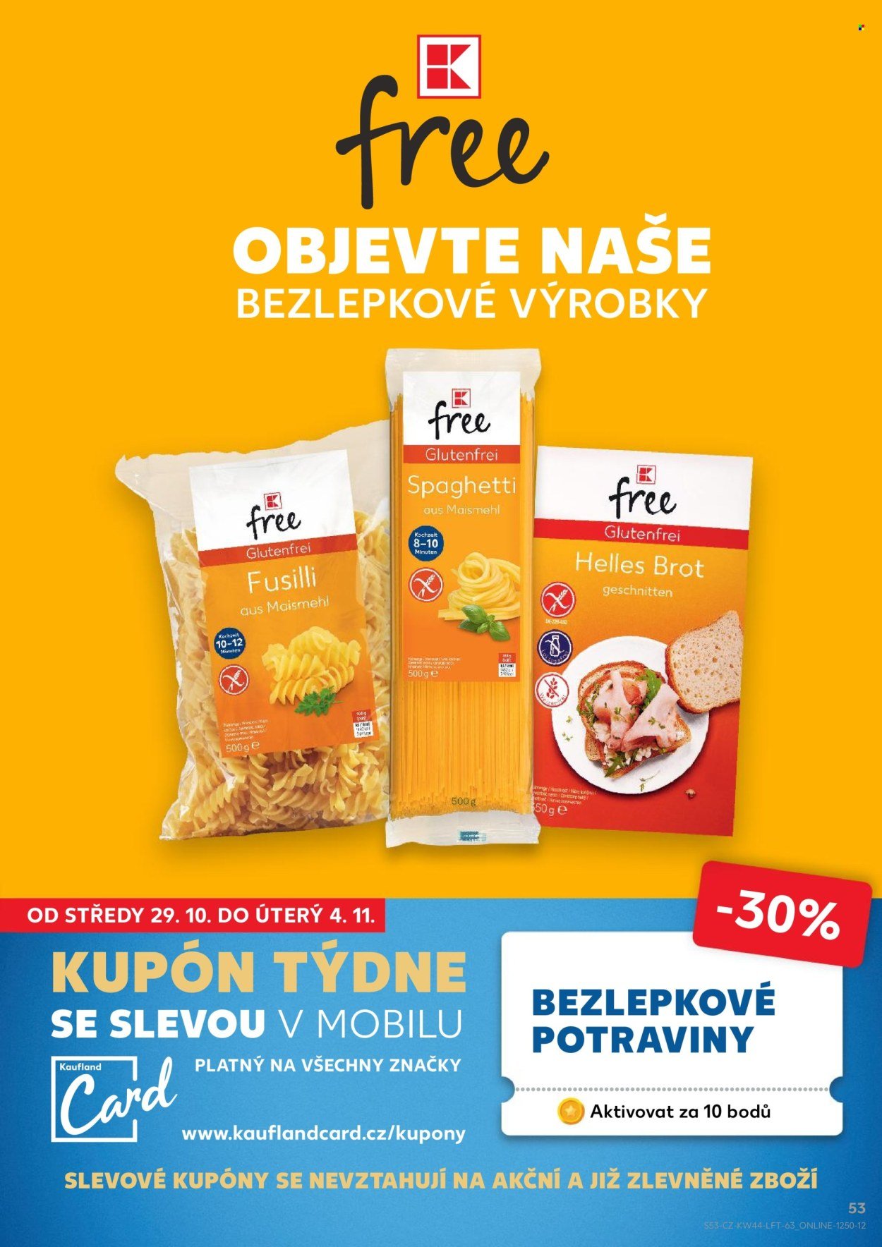 KAUFLAND leták - Od středy 29.10.2025 (2025-10-29 - 2025-11-04)