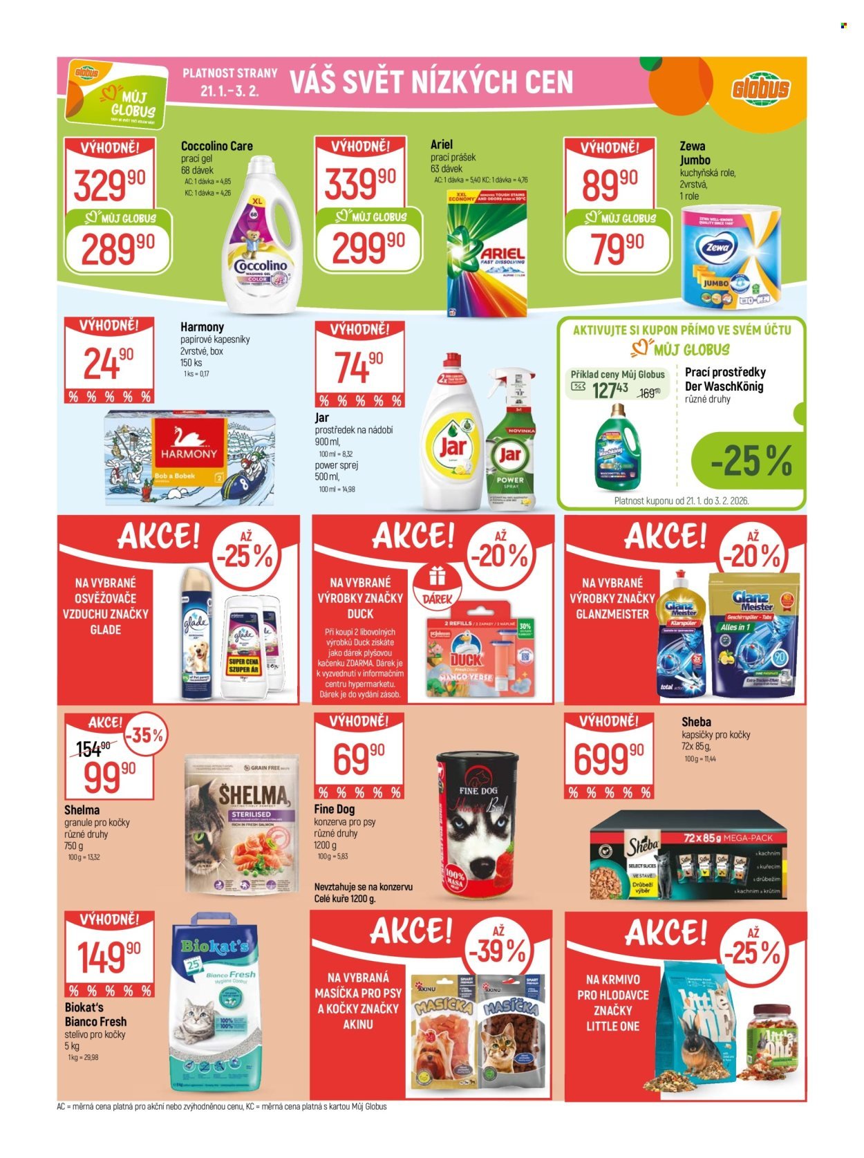 GLOBUS leták - Od středy 21.1.2026 (2026-01-21 - 2026-01-27)