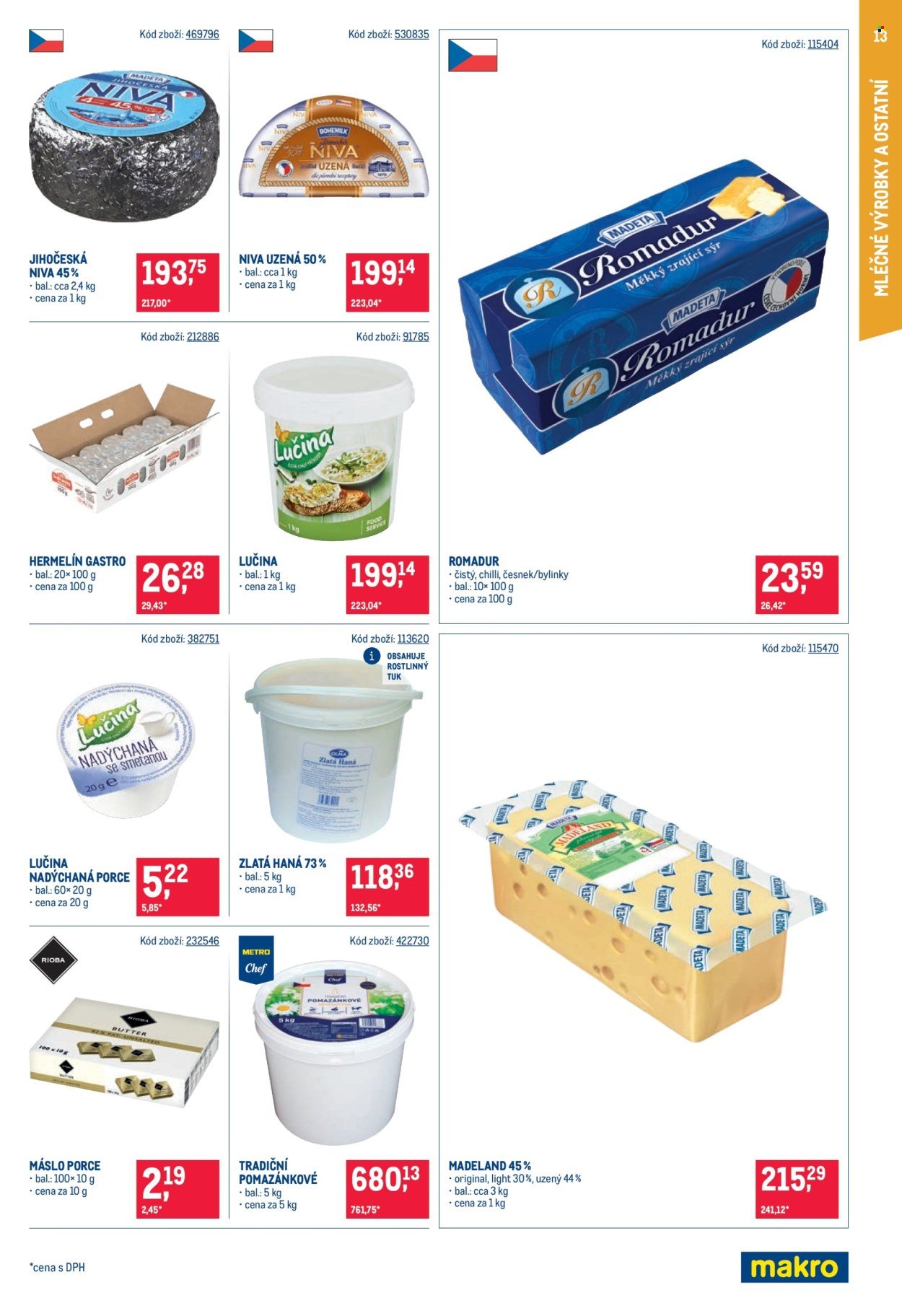 MAKRO leták - Gastronomie distribuce