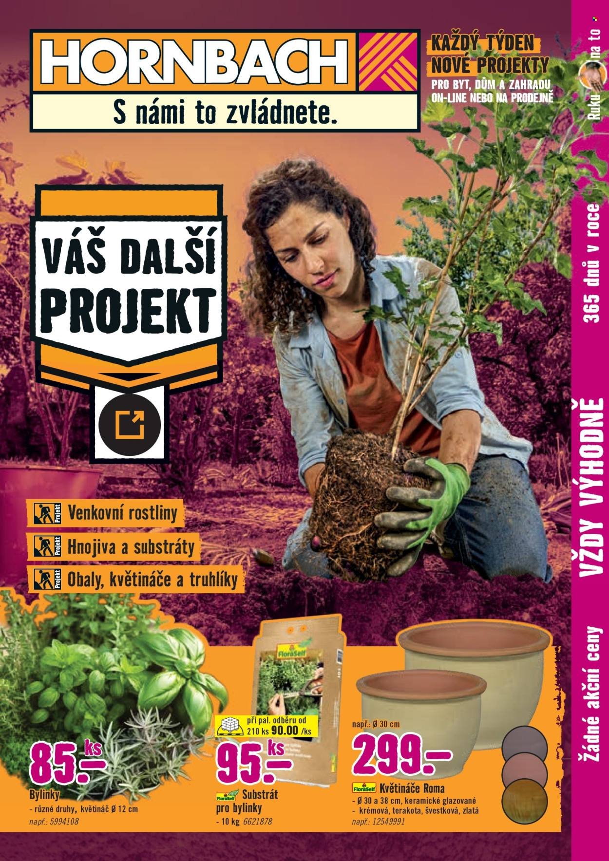 HORNBACH leták - Váš další projekt - Sezónní rostliny (2026-04-01 - 2026-04-14)