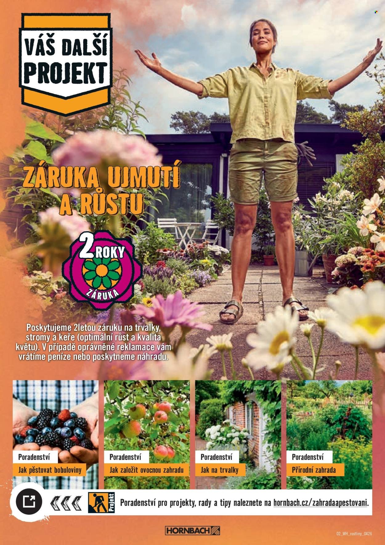 HORNBACH leták - Váš další projekt - Sezónní rostliny (2026-04-01 - 2026-04-14)